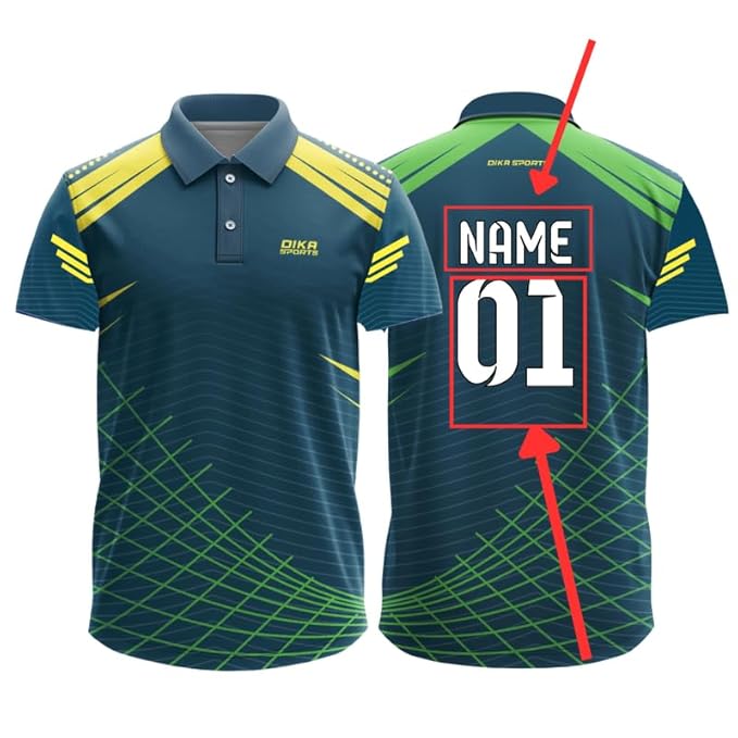 Personalized Cricket t shirt for men - Main Image