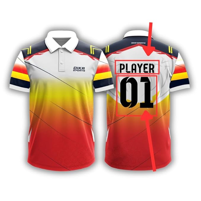 Shirt Pattern Sport Jersey T Shirt Customize Men's Cricket Jersey