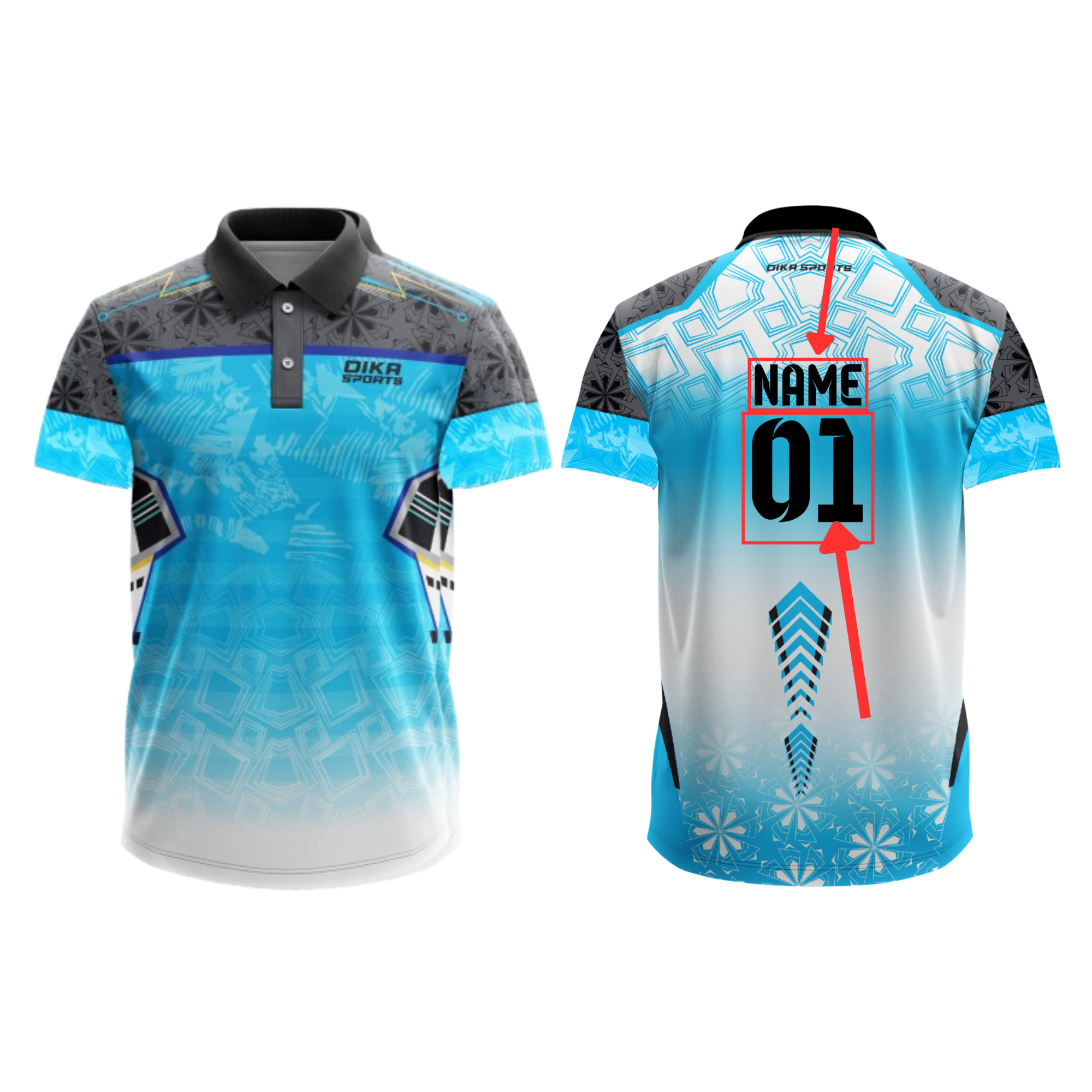 Cricket Jersey Bulk Order Custom Name Number for Large Teams