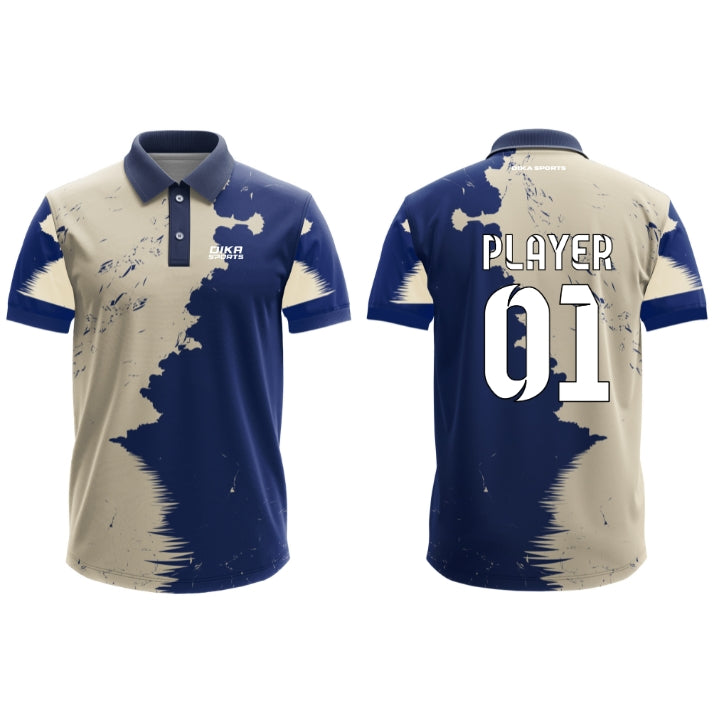 DIKA SPORTS Custom Cricket Jersey with Name & Logo Personalized Team Cricket Jersey for Men