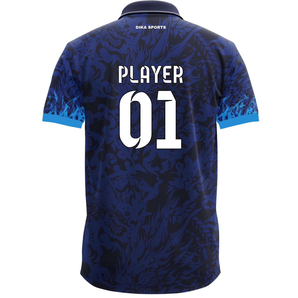 Dika Sports Cricket Jersey Replica Style | Custom Name Number Jersey | Personalized Cricket Team Jersey for Men & Fans