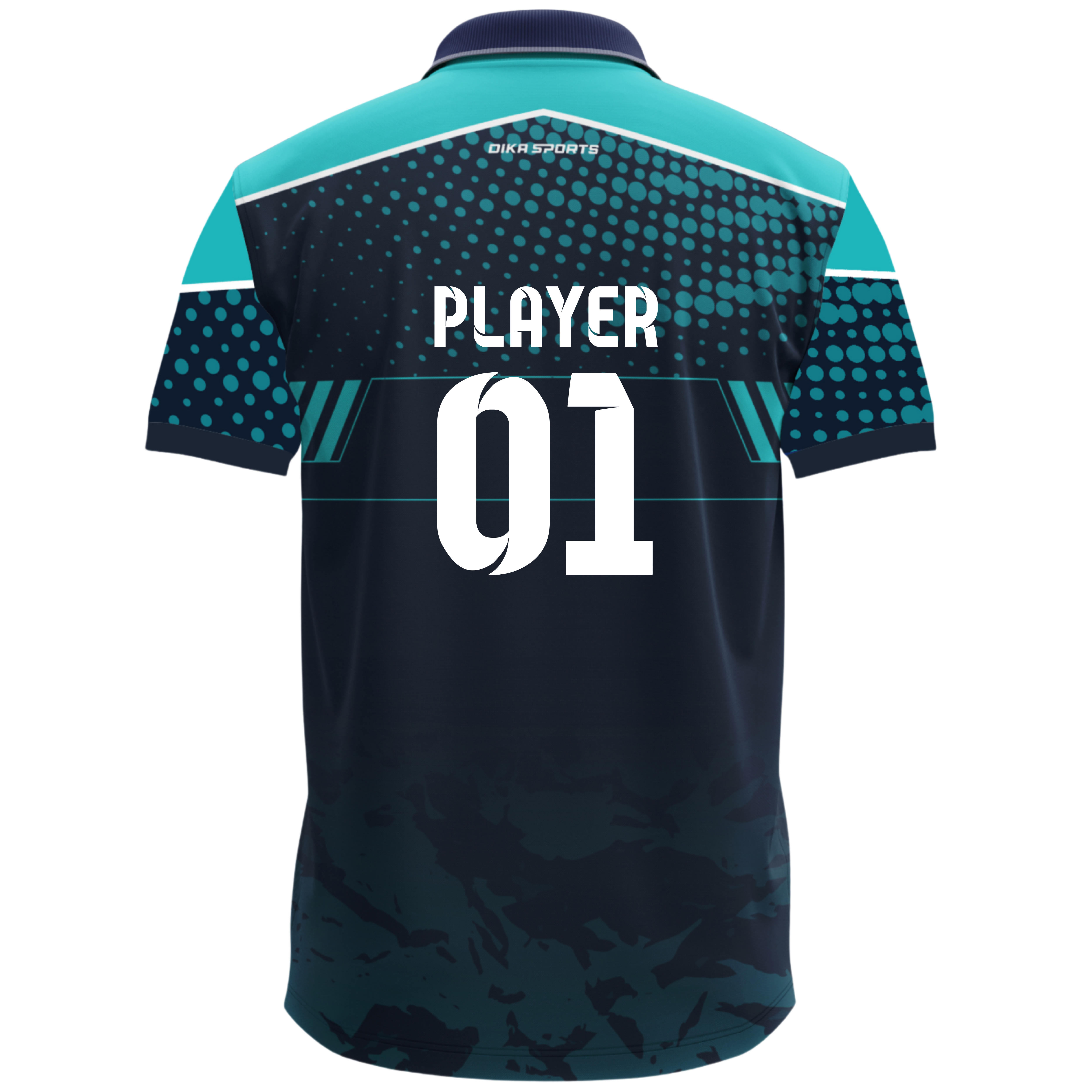 Dika Sports Custom jersey for men Cricket t-shirt set solid polo t shirts for mensports sportswear bottom - Pack of 2