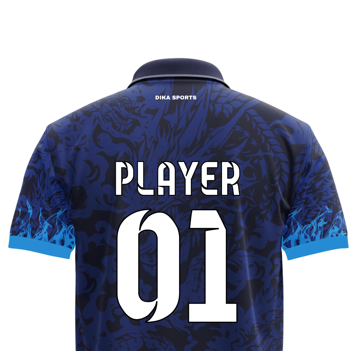 Dika Sports Cricket Jersey Replica Style | Custom Name Number Jersey | Personalized Cricket Team Jersey for Men & Fans