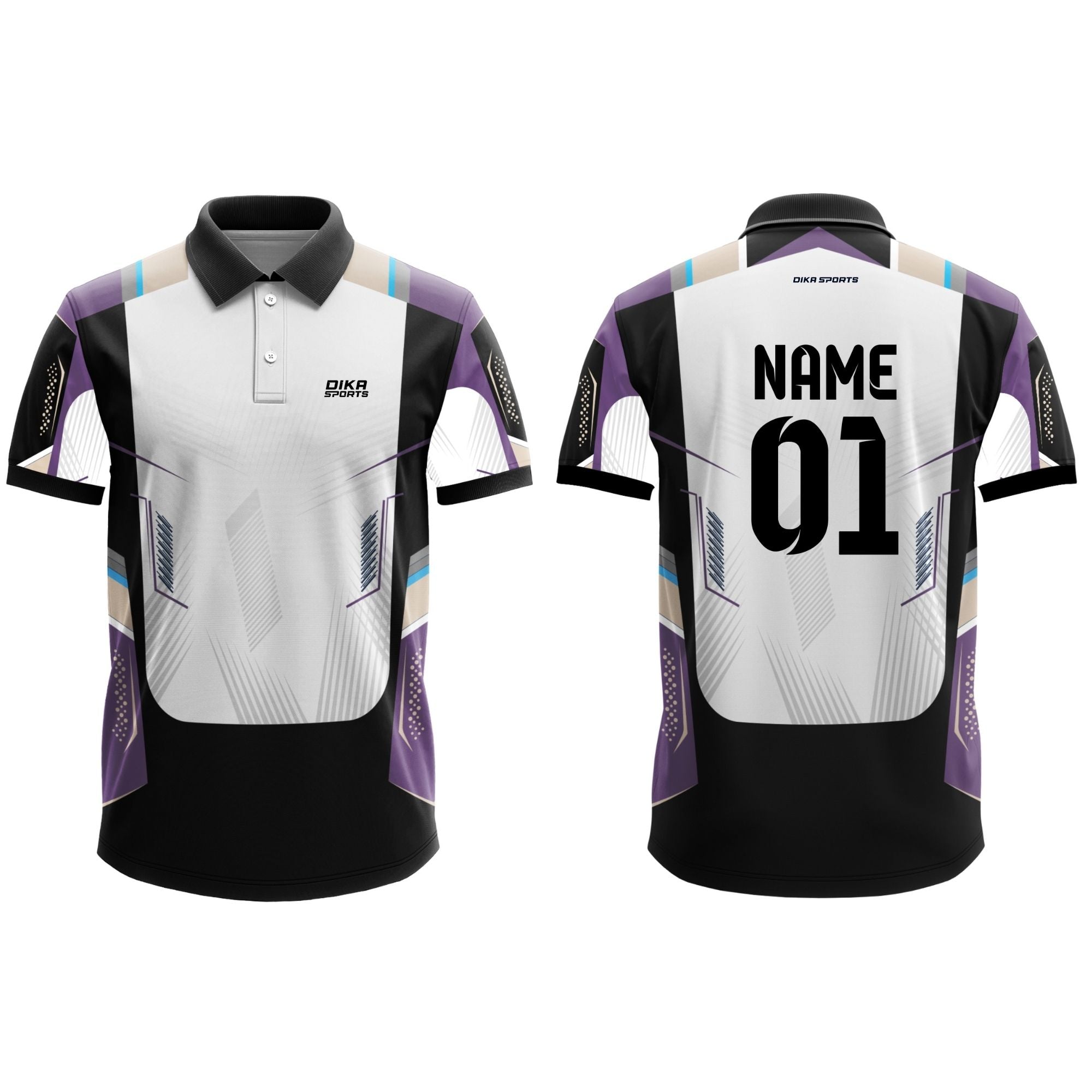 Dika Sports Personalized Jersey for Cricket Teams and Players