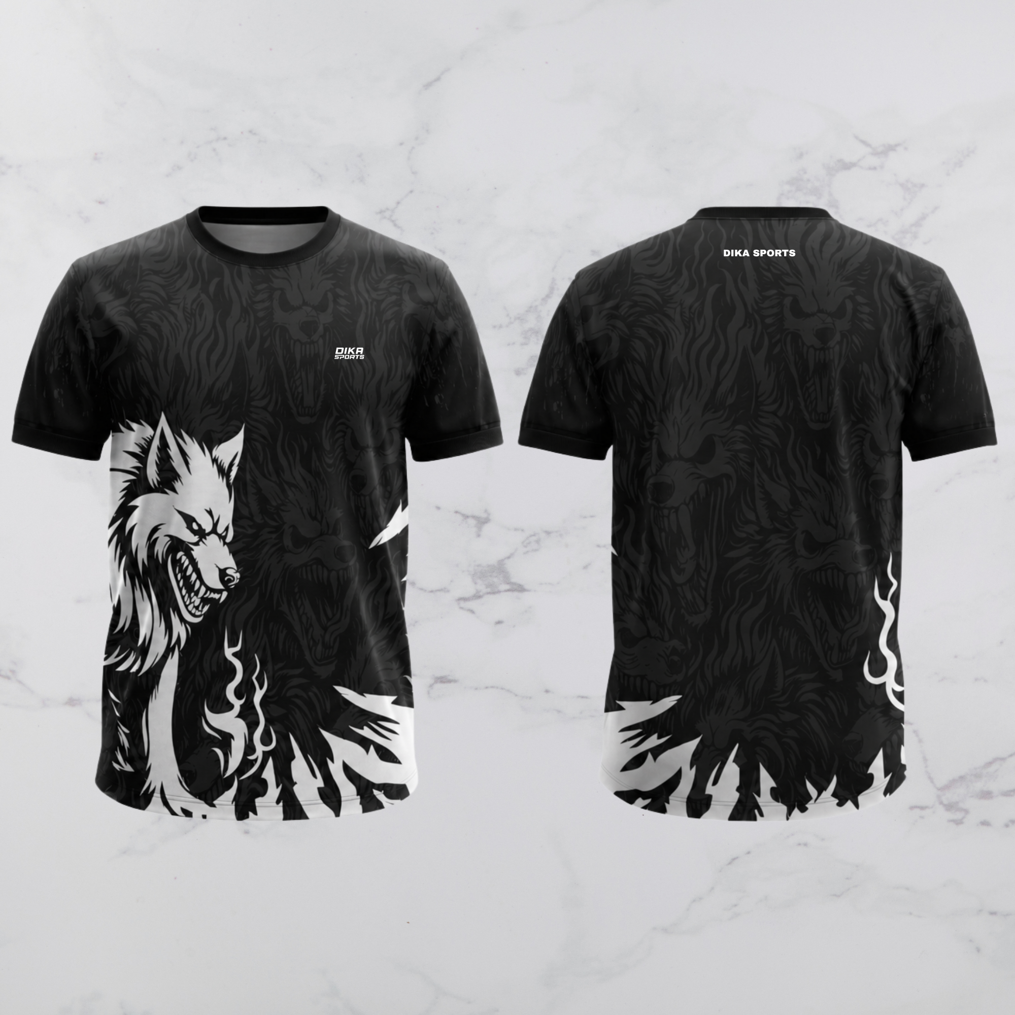 Dika Sports Stylish Round Neck Cricket T-Shirt | Breathable Short Sleeve Cricket Jersey Online
