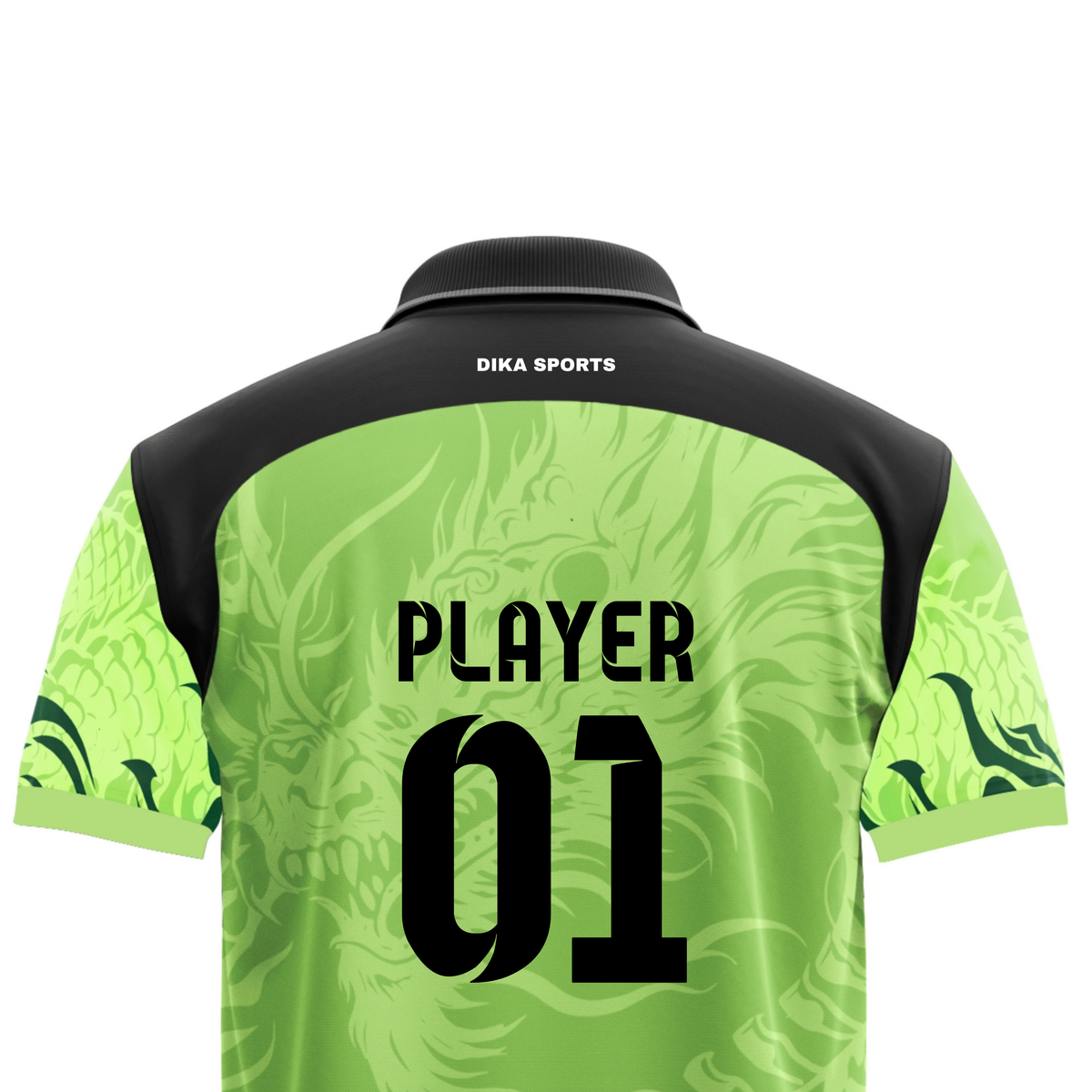 Dika Sports Cricket Jersey with Name and Number | Custom Printed Cricket Jersey | Personalized Team Jersey for Men & Kids