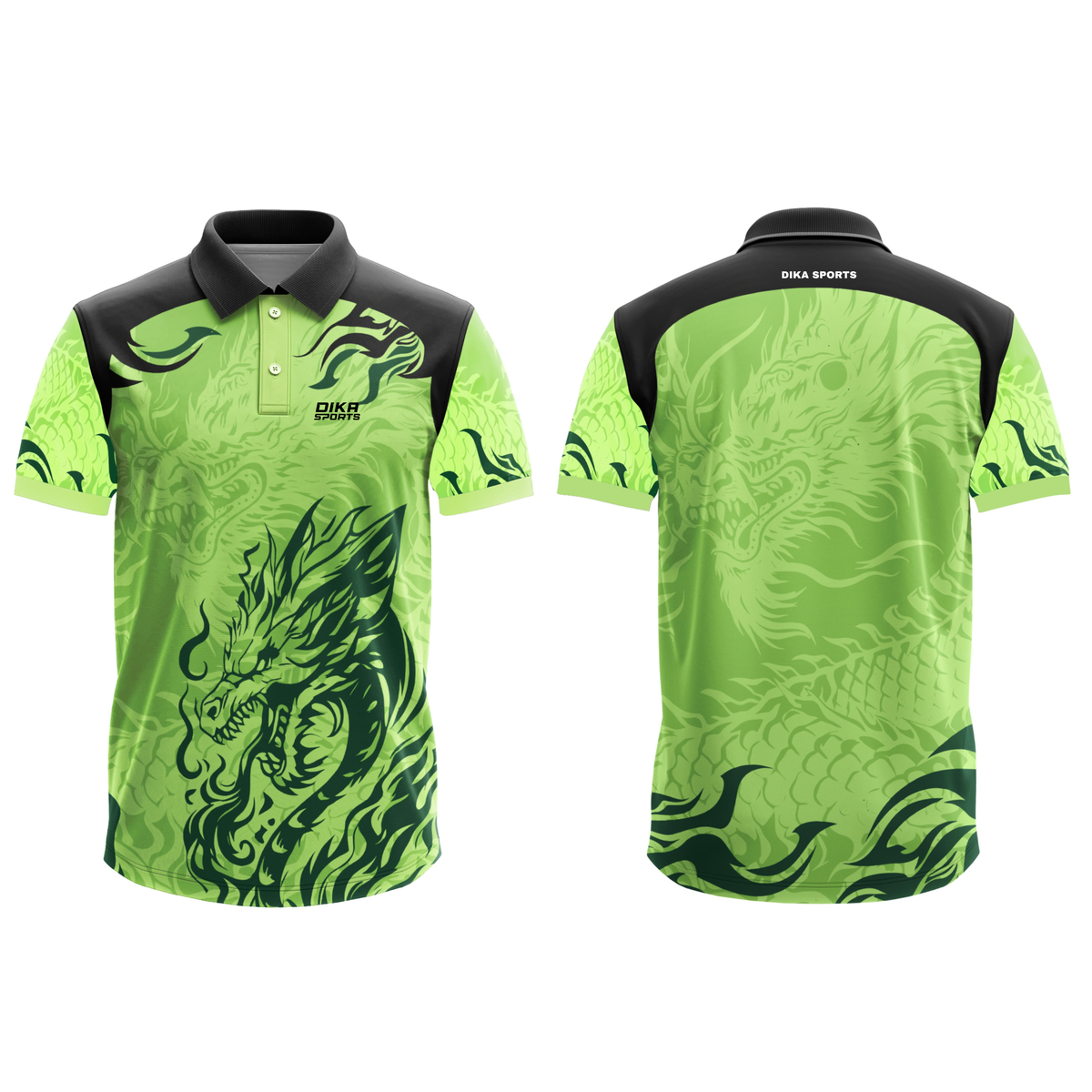 DIKA SPORTS Cricket Tshirt | Stylish Men's Cricket T-Shirt for Practice, Training & Match | Breathable Sports Wear