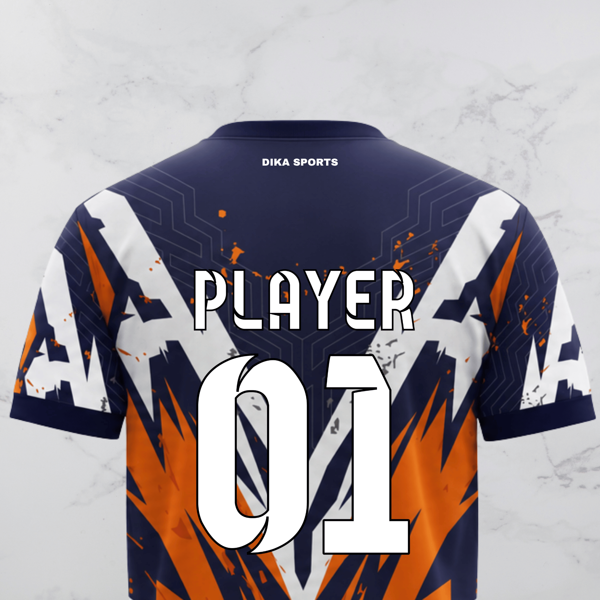 Dika Sports Personalized Cricket Jersey with Name and Number | Custom Team Cricket Jersey for Men, Women & Kids