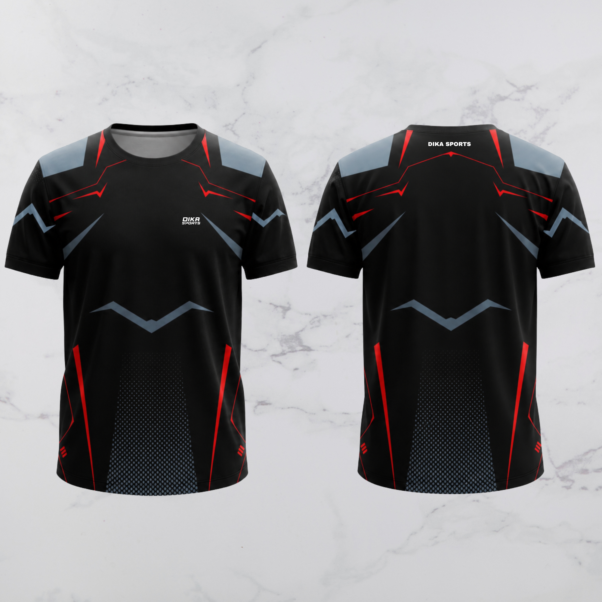 DIKA SPORTS Cricket Jersey Round Neck for Men | Men Sports TShirt | Sport T-Shirt | Cricket Jersey | Lightweight Performance Wear
