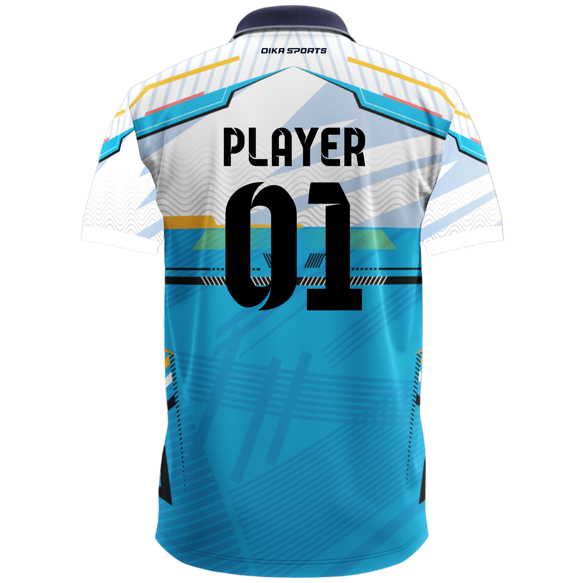 Dika Sports Custom Printed Cricket Jersey | Personalized Team Jersey with Name Number Logo | Breathable Cricket Jersey Good Quality