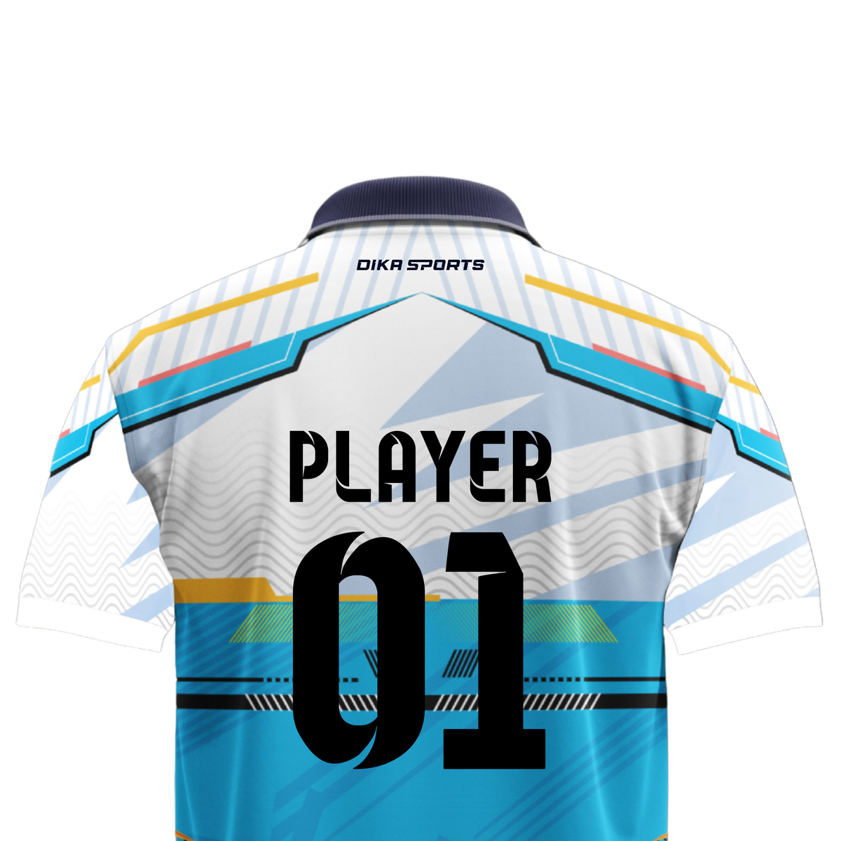 Dika Sports Custom Printed Cricket Jersey | Personalized Team Jersey with Name Number Logo | Breathable Cricket Jersey Good Quality