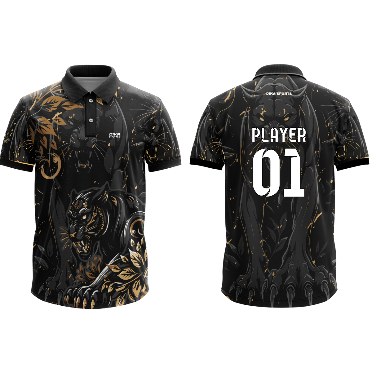 Dika Sports Custom Cricket Jersey | Cricket Jersey with Name Number Logo | Breathable Personalized Cricket Jersey for Men