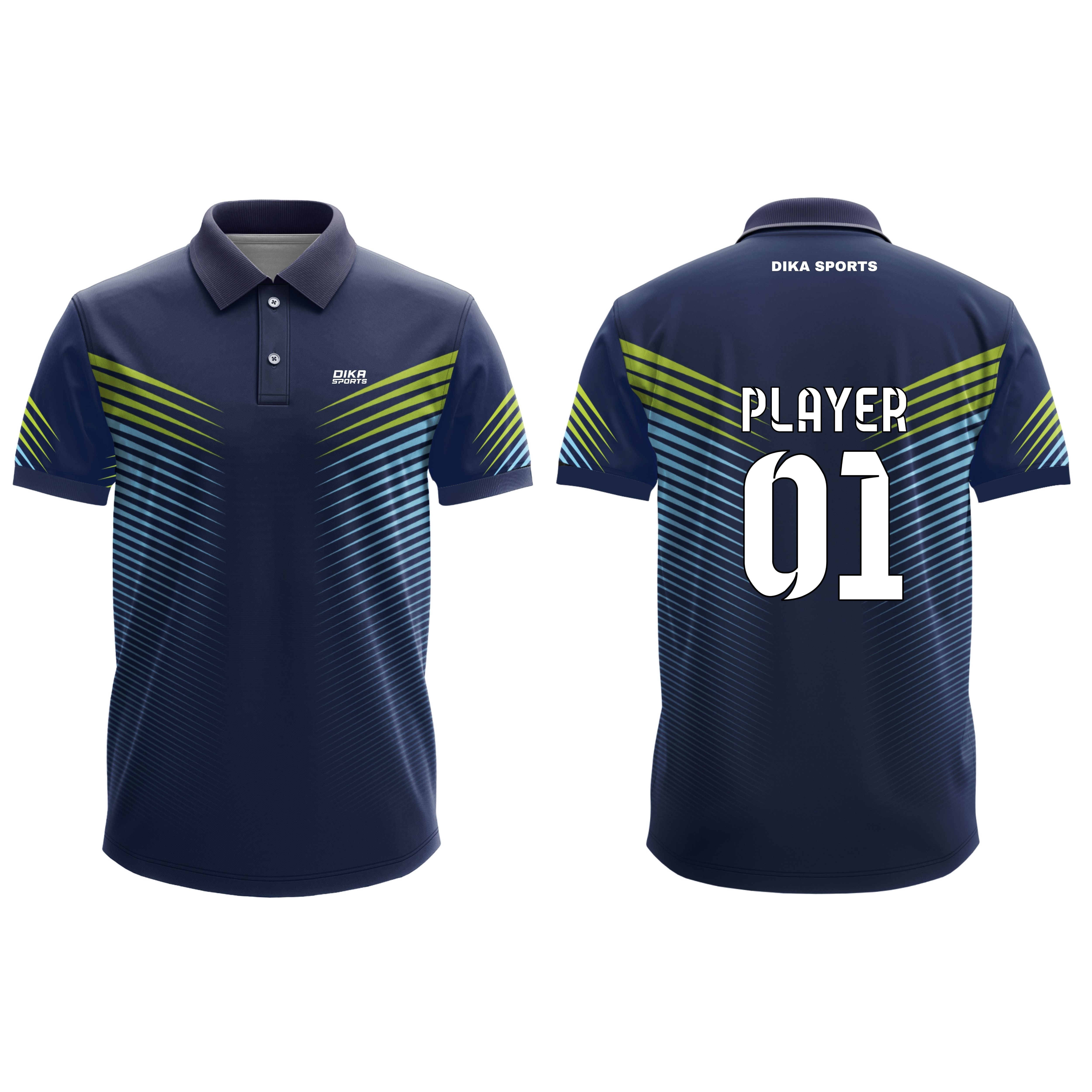 DIKA SPORTS Custom Jersey Wholesale Bulk Cricket & Sportswear Supply
