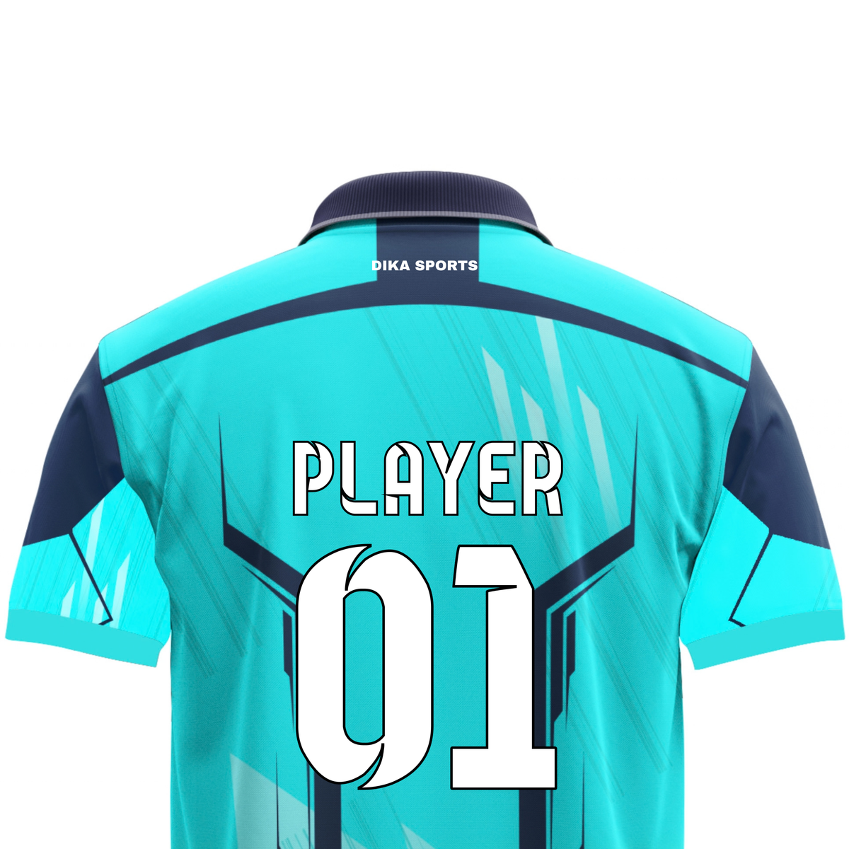 Dika Sports Custom Cricket Jersey with Name Number | Personalized Team Cricket Jersey | Breathable & Stretchable Sportswear