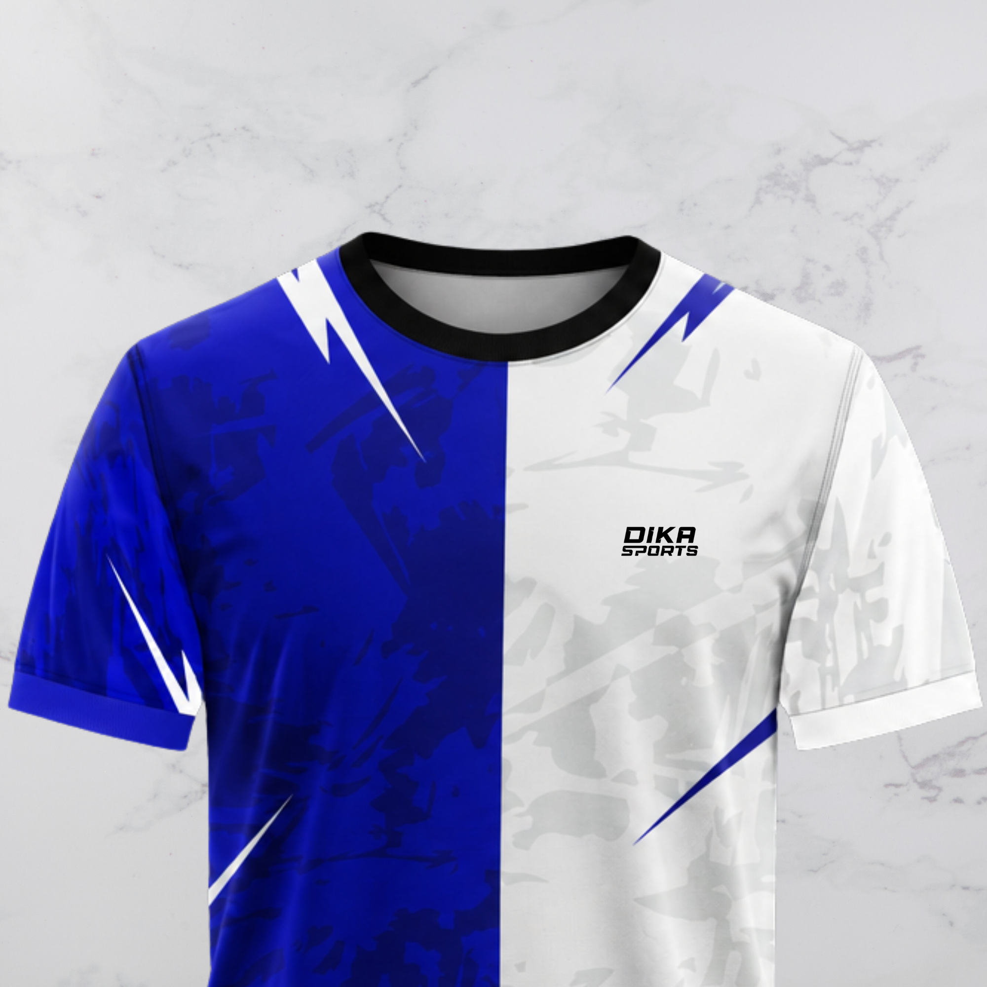 Dika Sports Cricket T-Shirt Breathable Round Neck Quick Dry Sports Jersey for Men