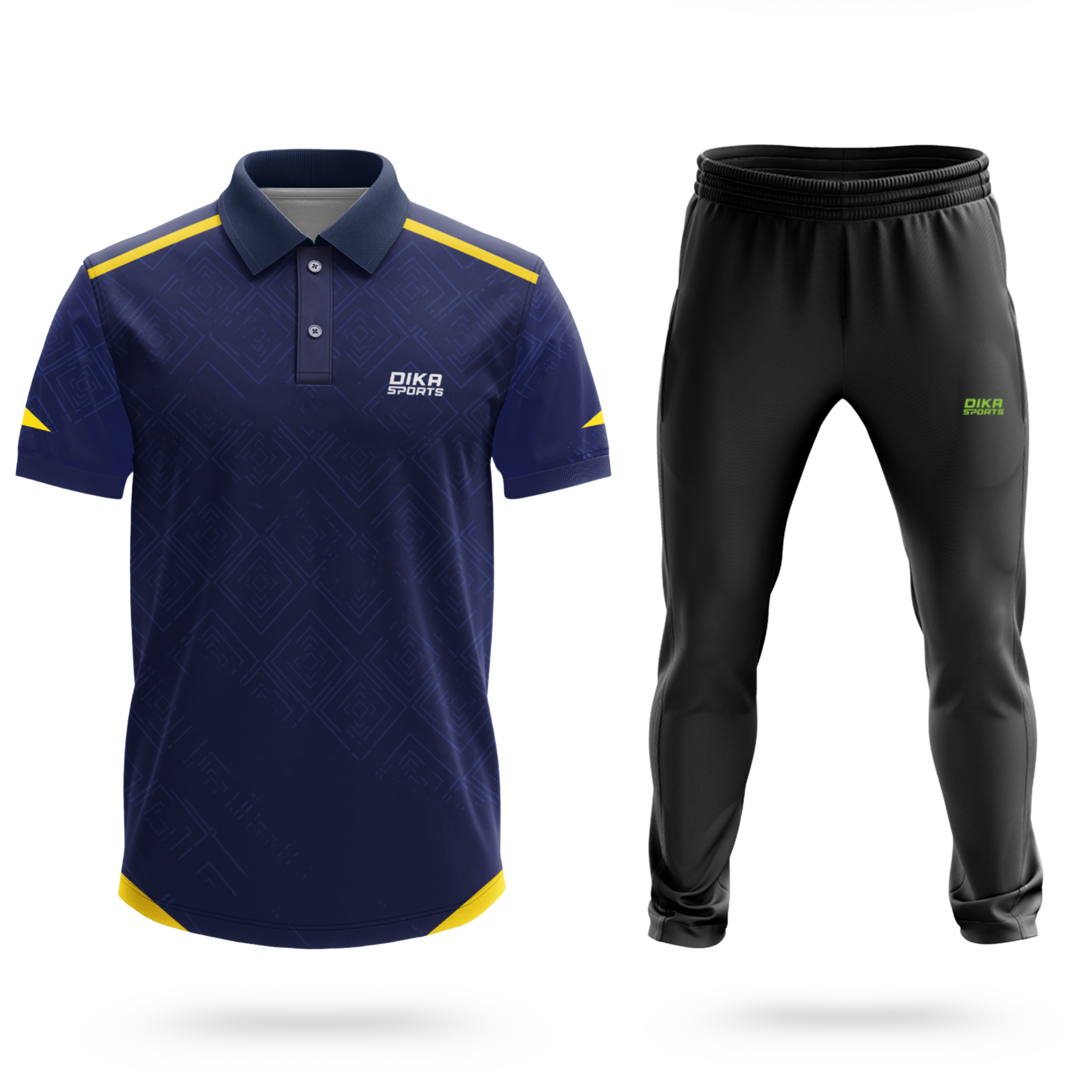 Dika Sports custom jersey Women's cricket t-shirtperformax t-shirts for men  jersey breathable trackpant - Pack of 2