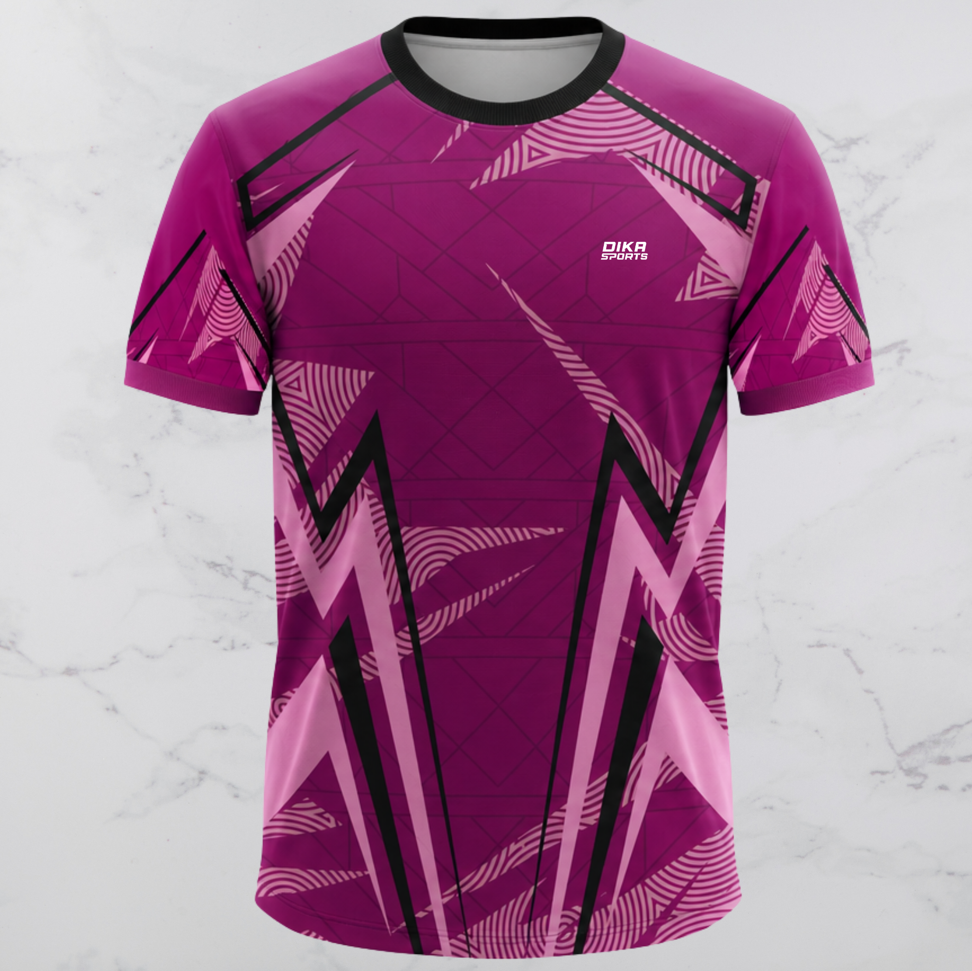 DIKA SPORTS Custom Cricket Jersey for Men & Kids | Round Neck Cricket T-Shirt with Name | Personalized Team Jersey Online
