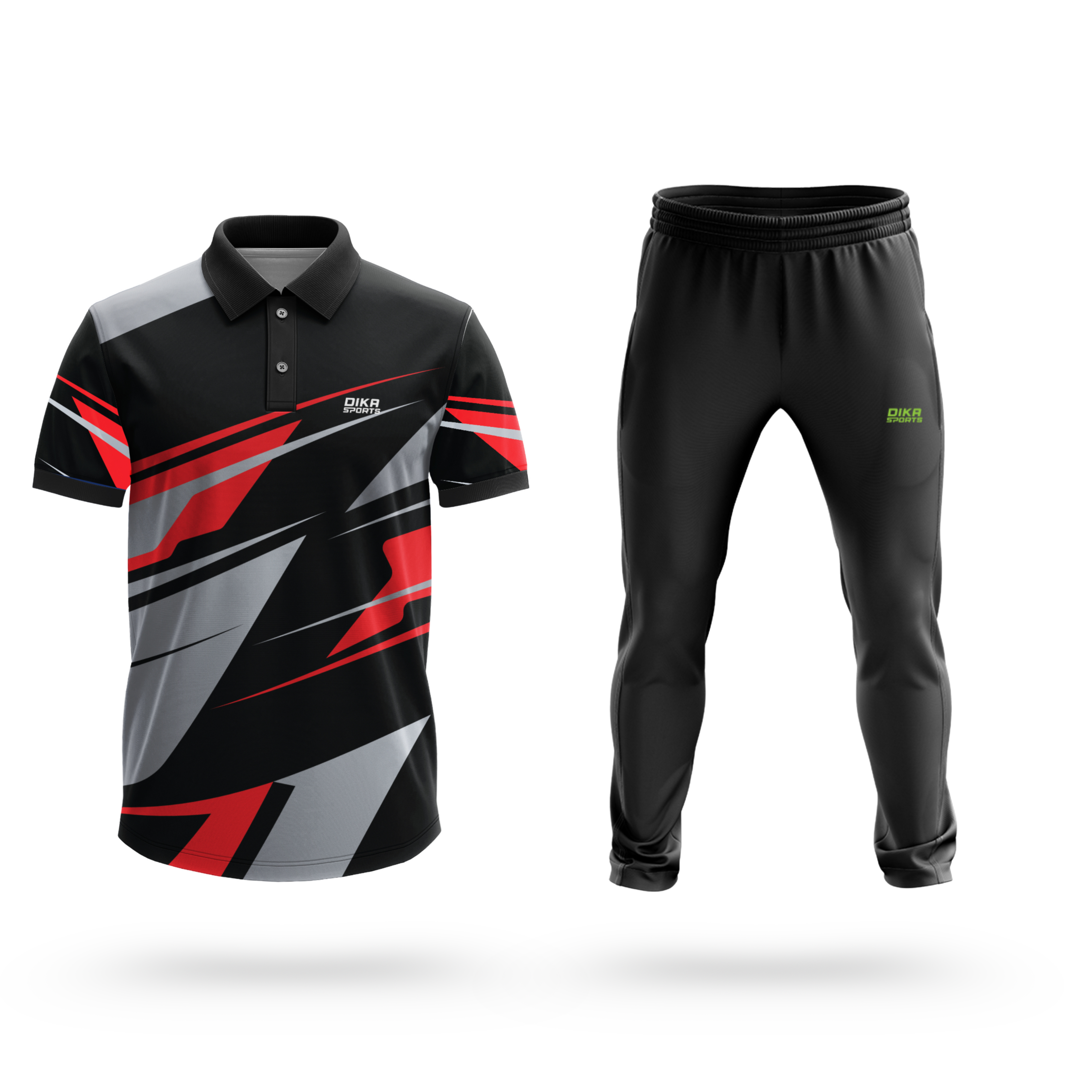 Dika Sports custom jersey Women's cricket t-shirtperformax t-shirts for men  jersey breathable trackpant - Pack of 2