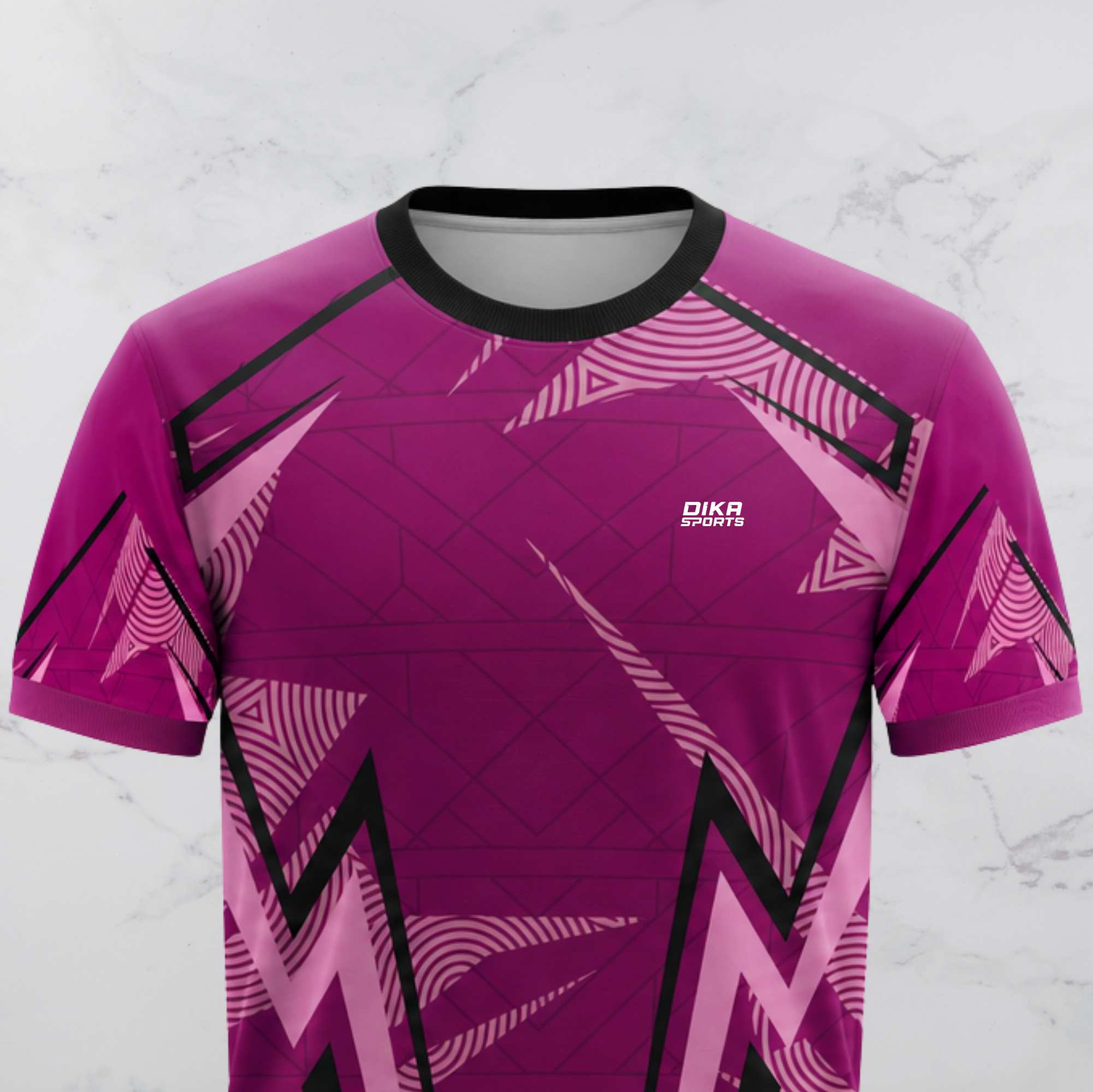 DIKA SPORTS Custom Cricket Jersey for Men & Kids | Round Neck Cricket T-Shirt with Name | Personalized Team Jersey Online