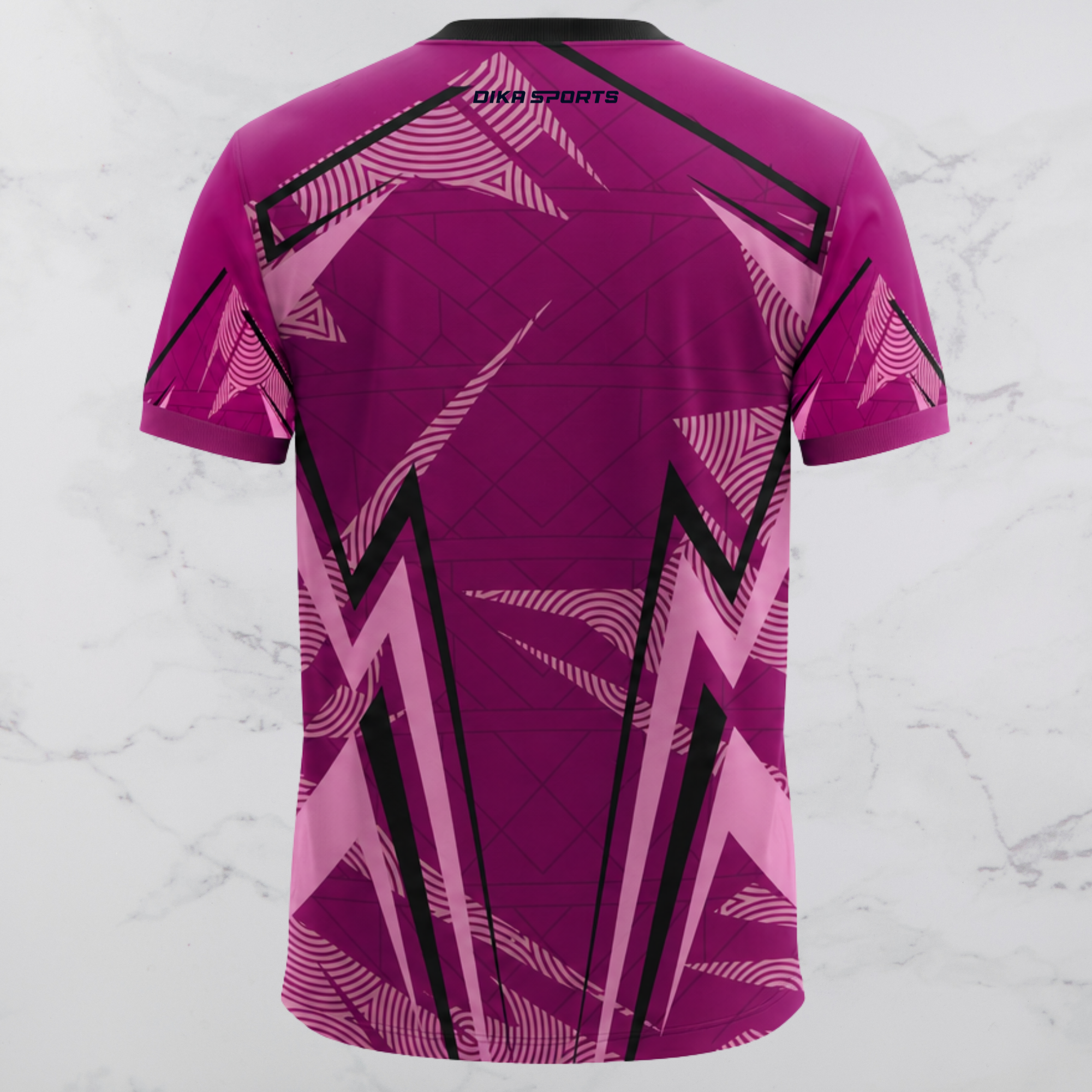 DIKA SPORTS Round Neck Cricket Jersey for Men Breathable Sports T-Shirt | Team Cricket Jersey | Sports Shirts for Men | Cricket Dress