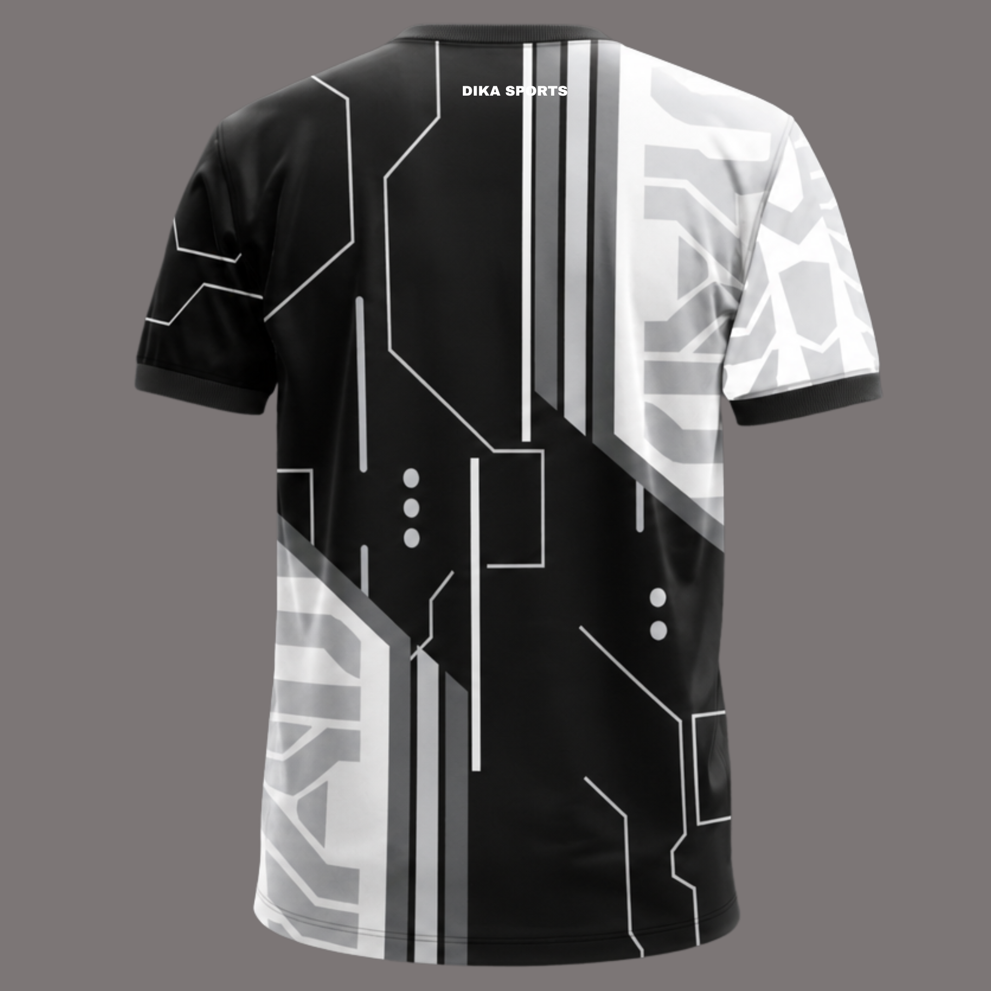 DIKA SPORTS Team Cricket Jersey Round Neck Quick Dry Breathable Cricket T-Shirt for Men and Boys