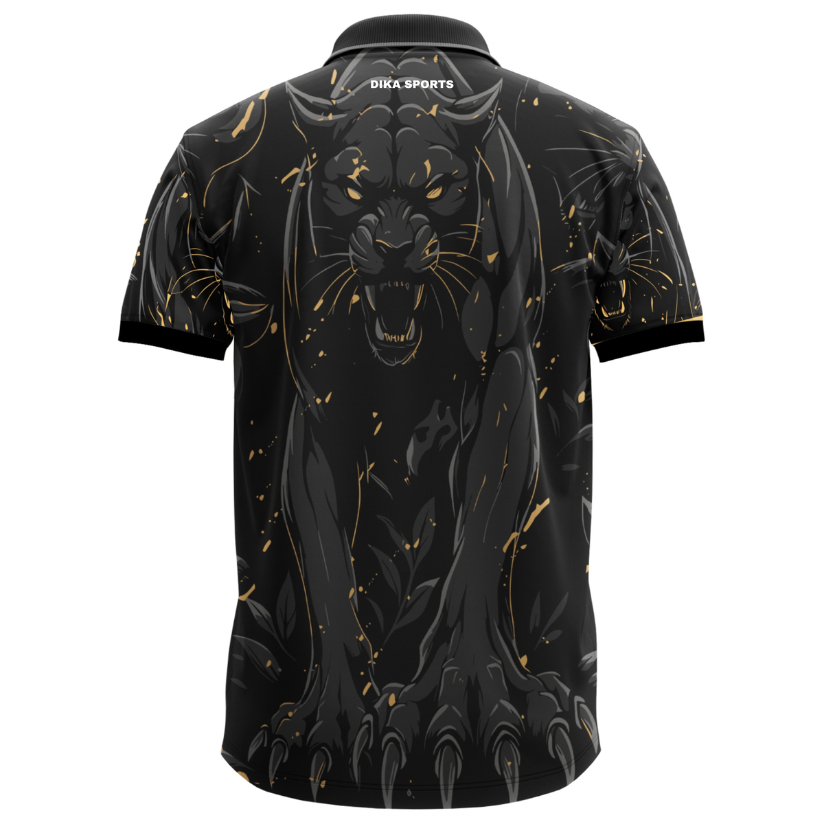 Dika Sports Men's Collar Neck Cricket Jersey – Breathable Quick-Dry Sports T-Shirt
