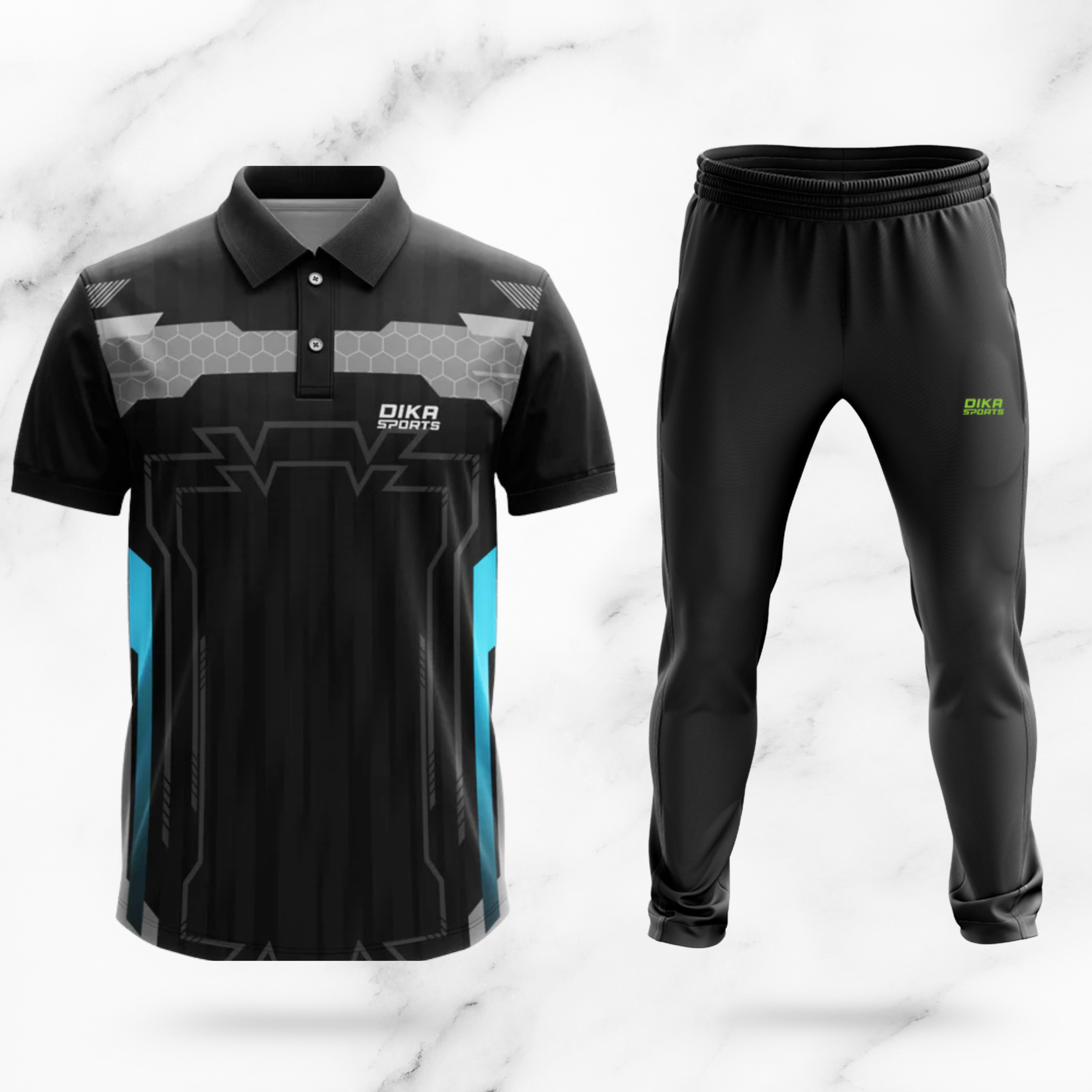 Combo Cricket jersey+track - local cricket team jersey - pack of 2