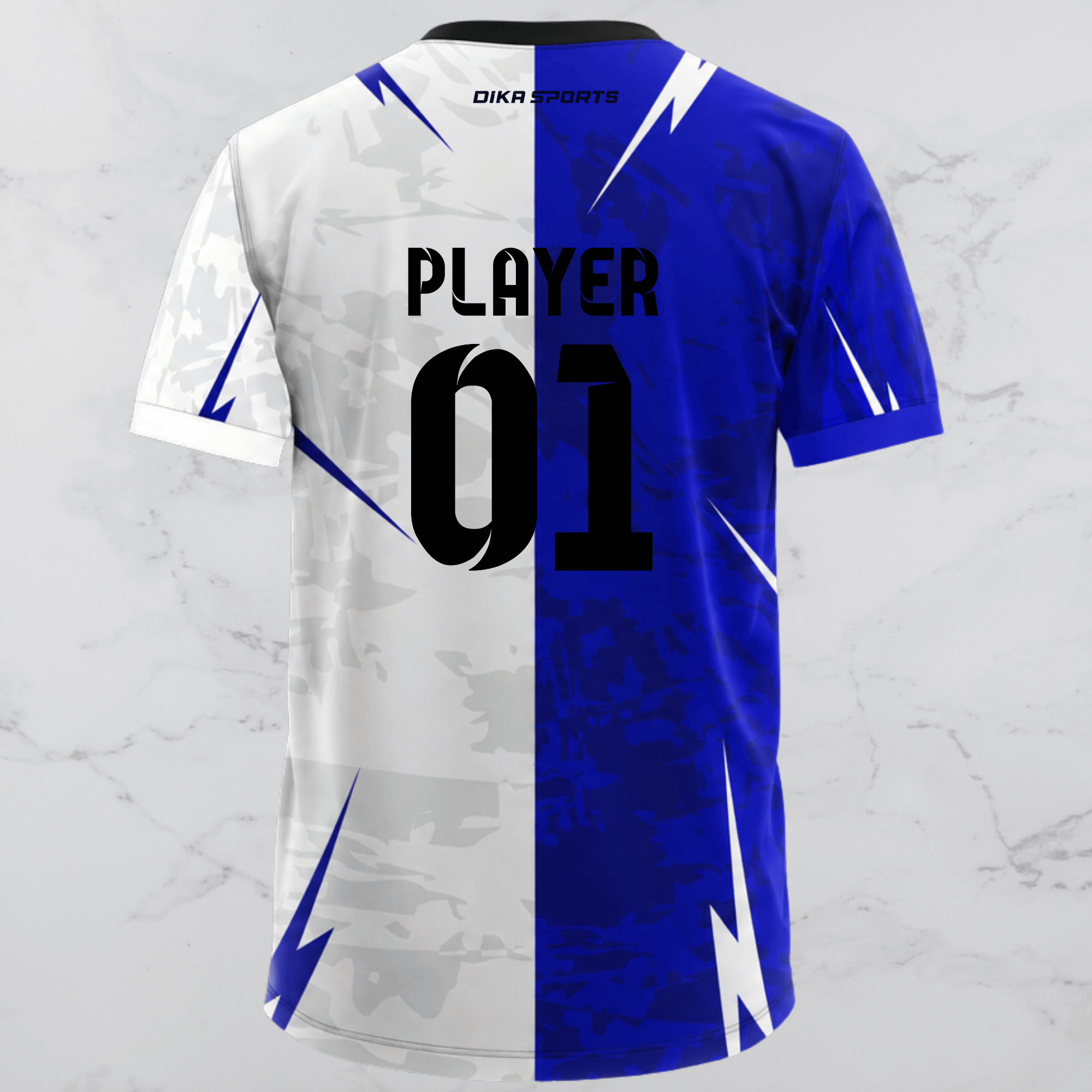 Dika Sports Custom Cricket Jersey Round Neck | Breathable Cricket Jersey with Name, Logo and Number