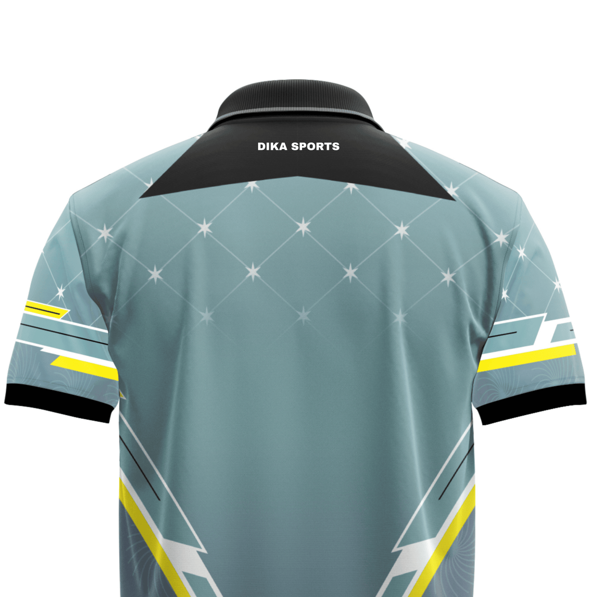 Stylish Men's Cricket Jersey with Collar – Non Customized Sports T-Shirt for Match Day Wear by Dika Sports