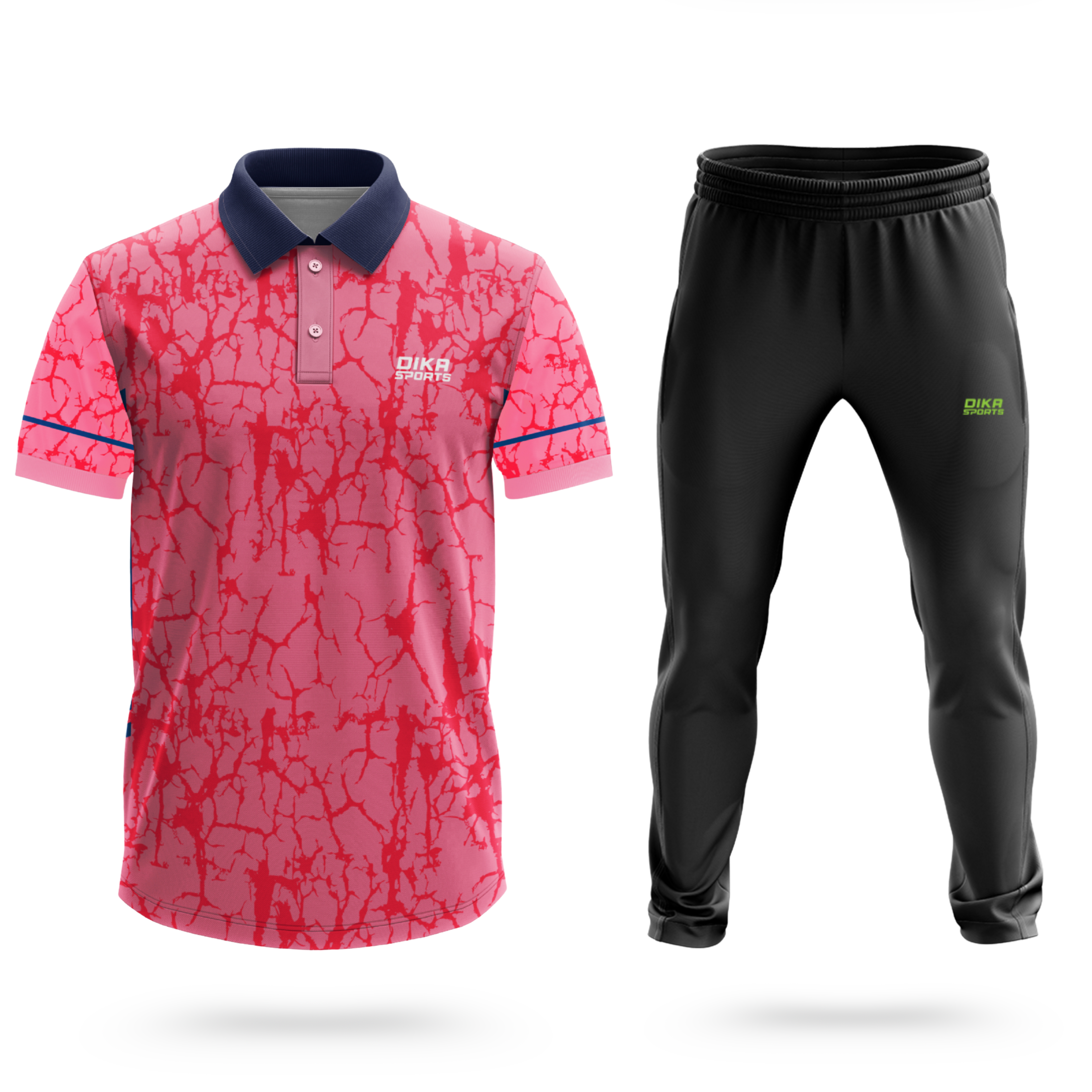 Dika Sports Custom printed jersey Cricket t-shirt for fans sports t shirts for men yonex t shirts for men sports lower - Pack of 2