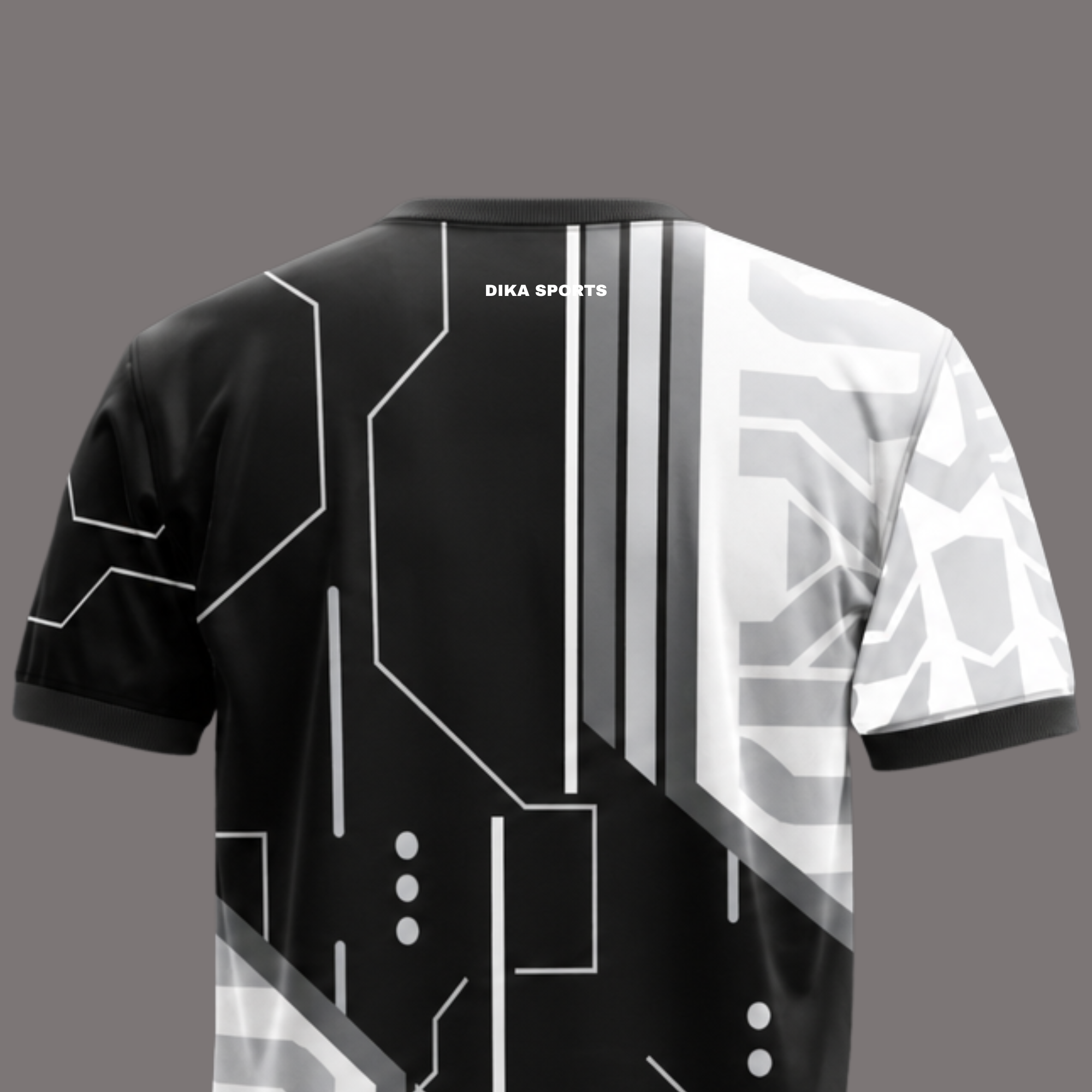 DIKA SPORTS Team Cricket Jersey Round Neck Quick Dry Breathable Cricket T-Shirt for Men and Boys