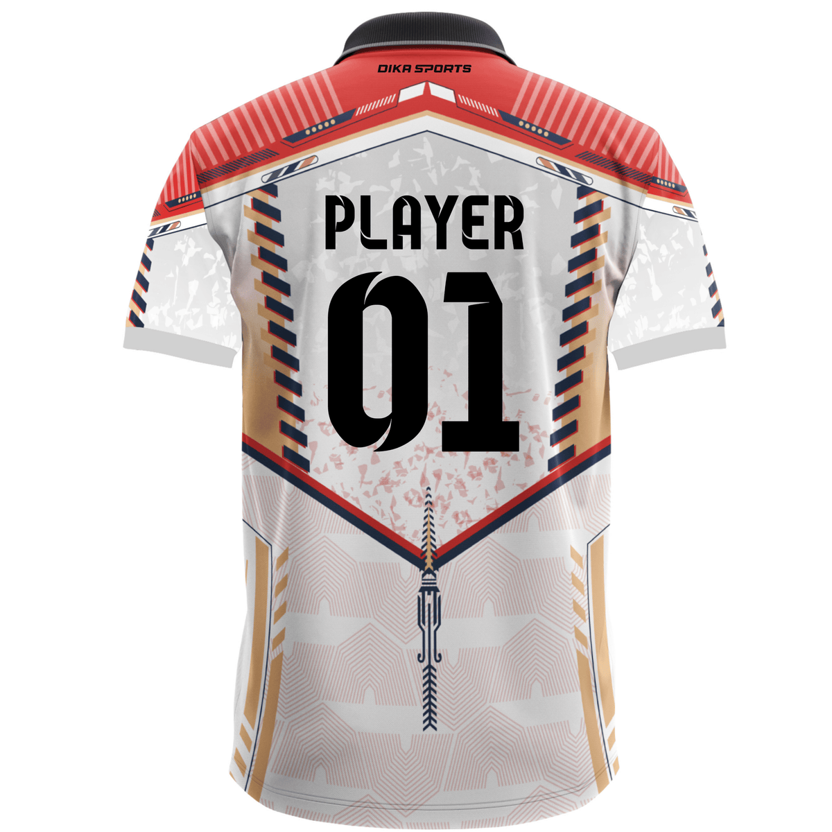 DIKA SPORTS Bulk Cricket Jerseys – Custom Polo Collar Uniforms for Teams