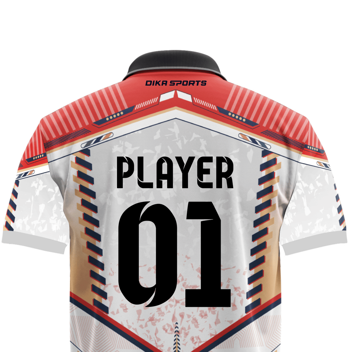 DIKA SPORTS Bulk Cricket Jerseys – Custom Polo Collar Uniforms for Teams
