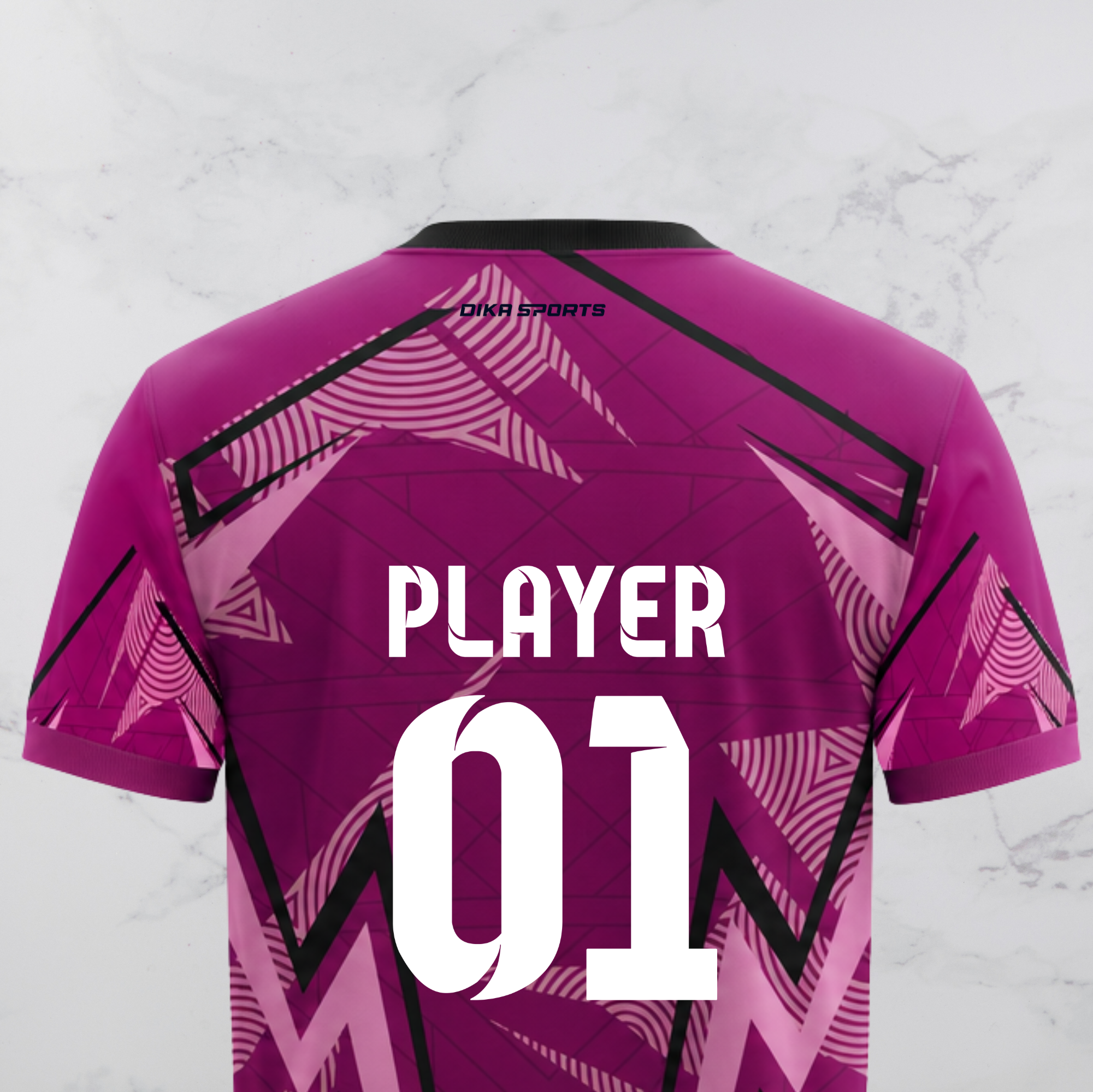 DIKA SPORTS Custom Cricket Jersey for Men & Kids | Round Neck Cricket T-Shirt with Name | Personalized Team Jersey Online