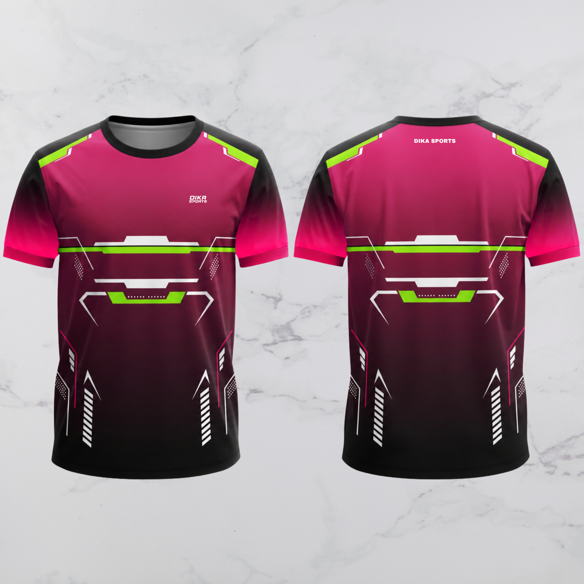 DIKA SPORTS Men's Sports T Shirt | Round Neck Cricket Jersey | Cricket Dress for Men | Sport Jersey for Men | Athletic Performance T-Shirt