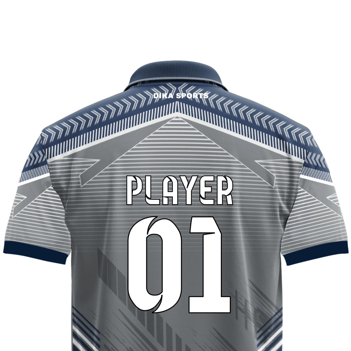 Personalized Cricket Sports T-Shirt with Custom Logo and Player Name