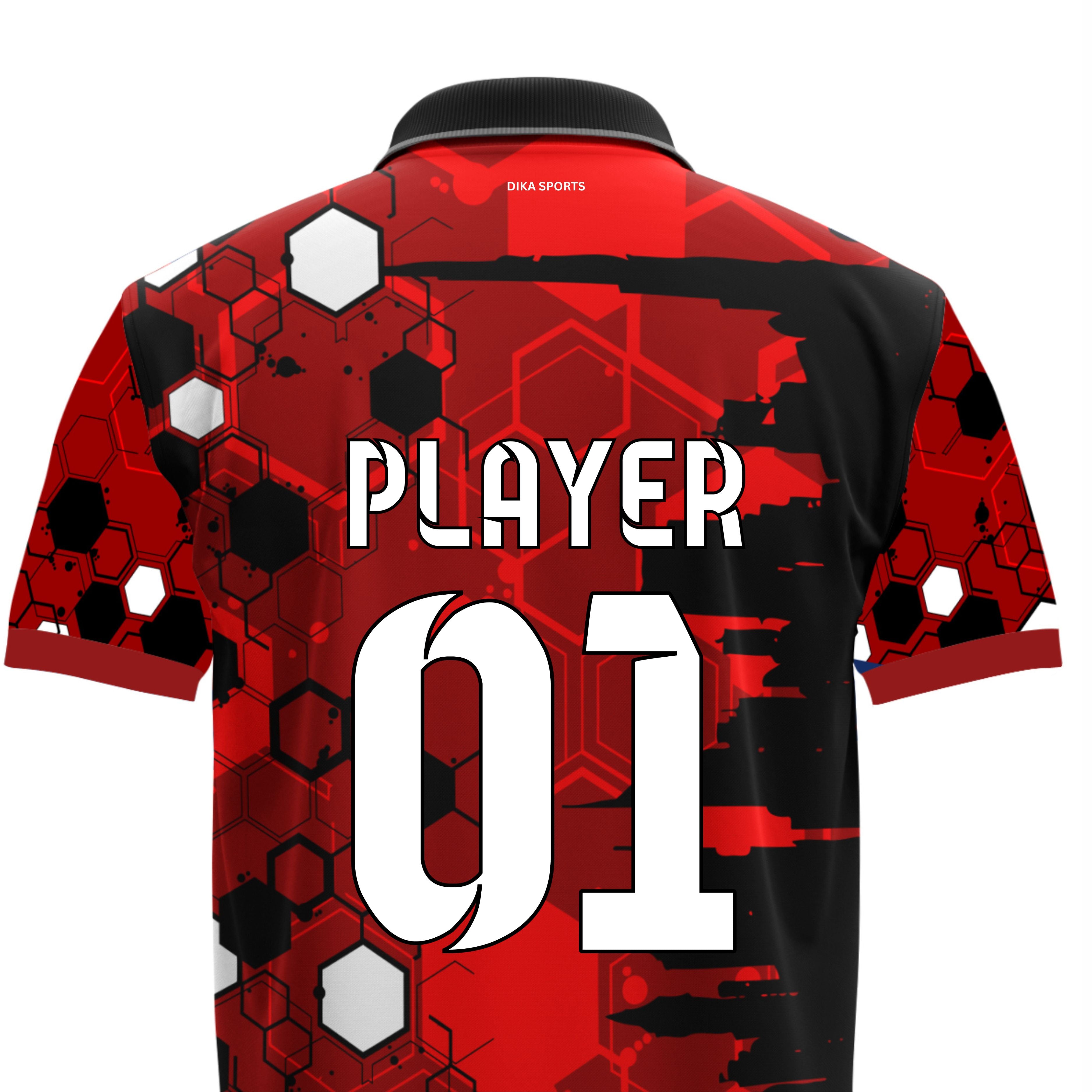 Custom Cricket T-Shirt Online Breathable Cricket T-Shirt with Collar