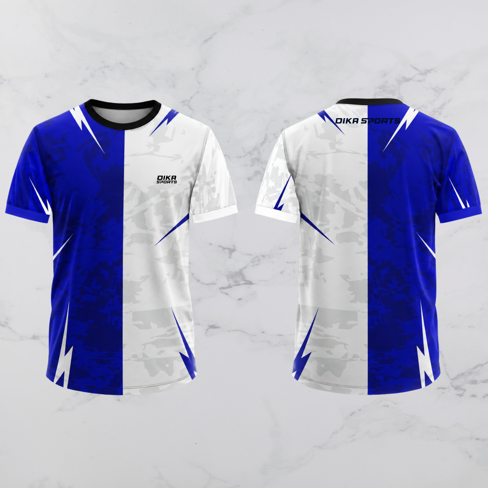 Dika Sports Cricket T-Shirt Breathable Round Neck Quick Dry Sports Jersey for Men