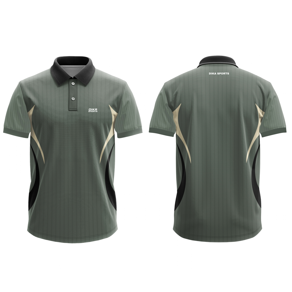 Dika Sports Team Cricket Jersey | Cricket Jersey for Men | Breathable Cricket T-Shirt | Moisture Wicking Quick Dry Sports Wear | Non Custom