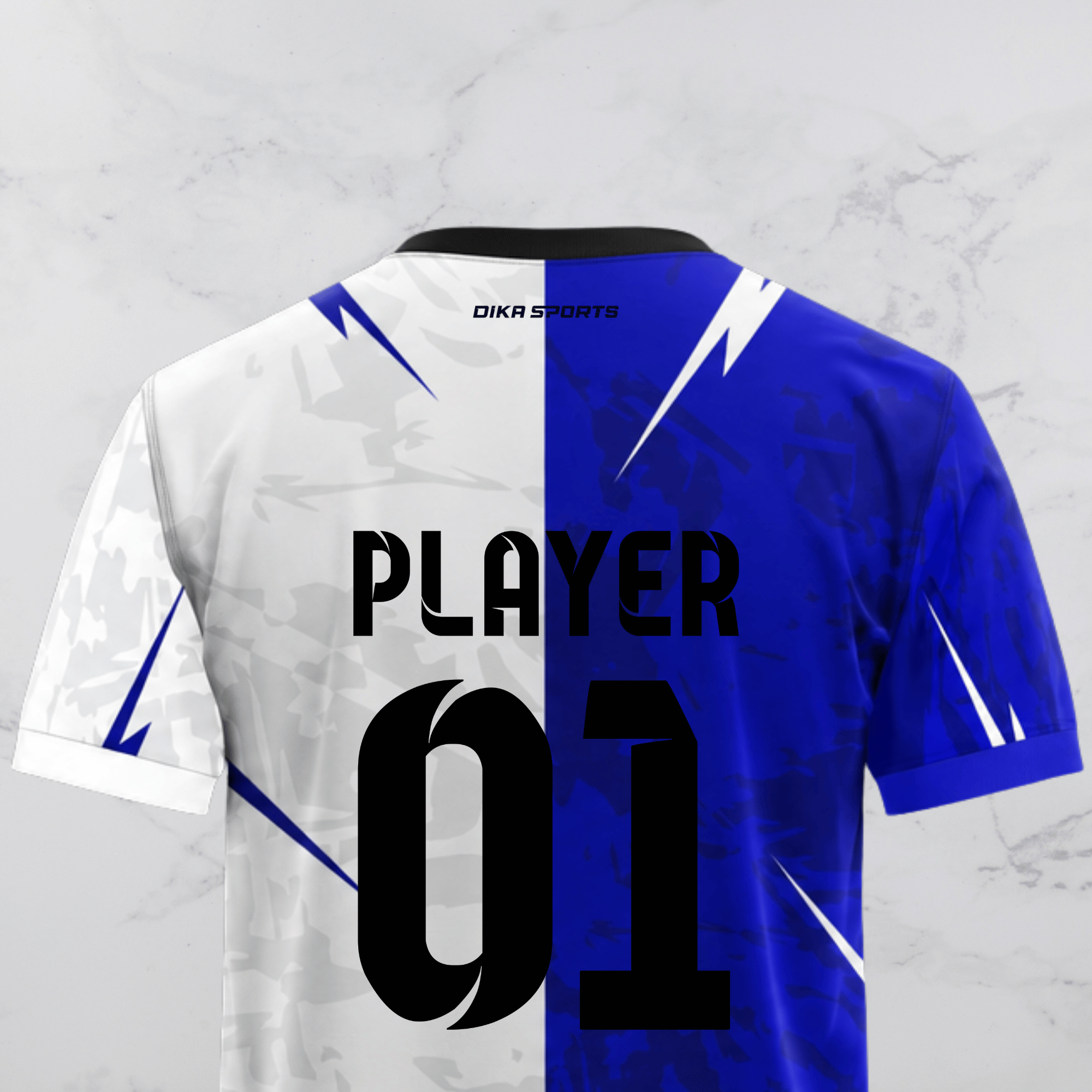 Dika Sports Custom Cricket Jersey Round Neck | Breathable Cricket Jersey with Name, Logo and Number