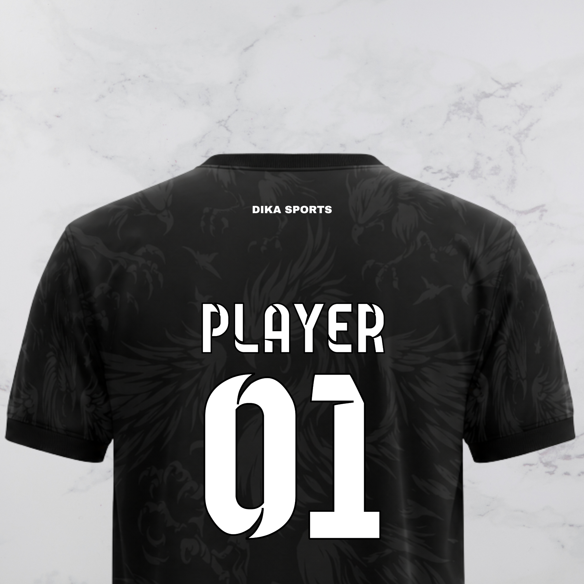DIKA SPORTS Personalized Cricket T-Shirt | Stylish Custom Cricket T-Shirt | Men's & Women's Cricket Jersey