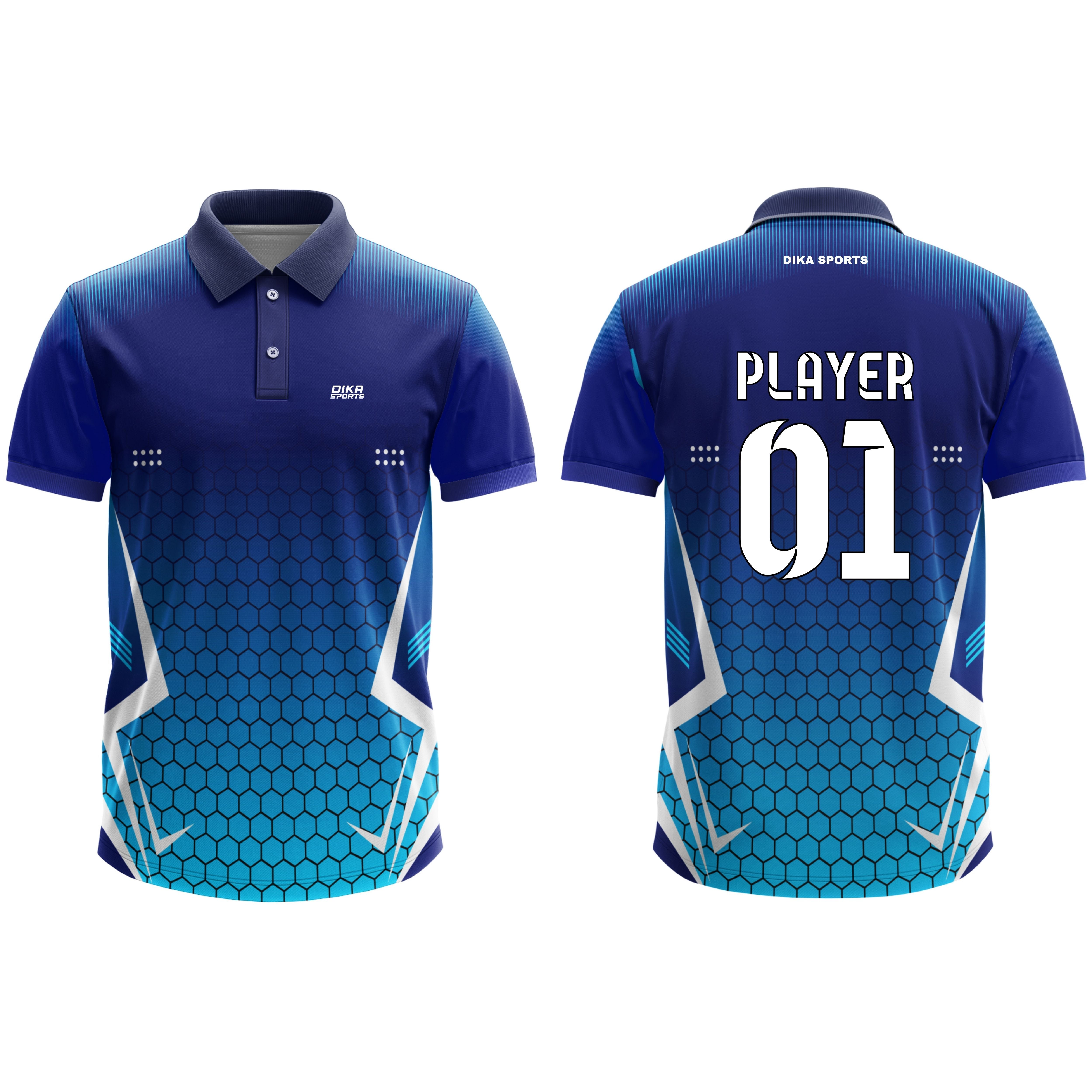 Dika Sports Premium Custom Cricket Jersey with Team Logo