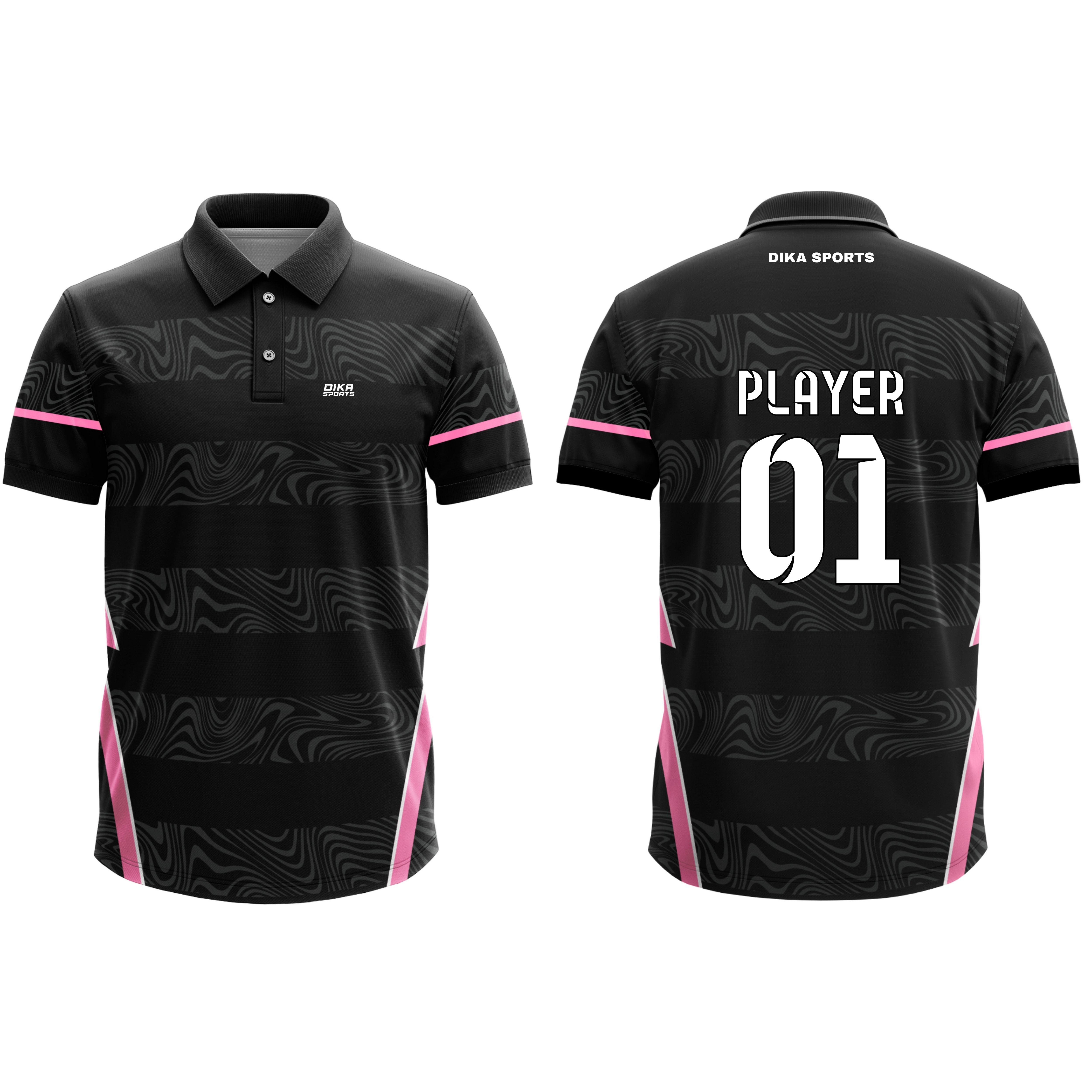 DIKA SPORTS Cricket Jersey for Kids Lightweight & Breathable Fit