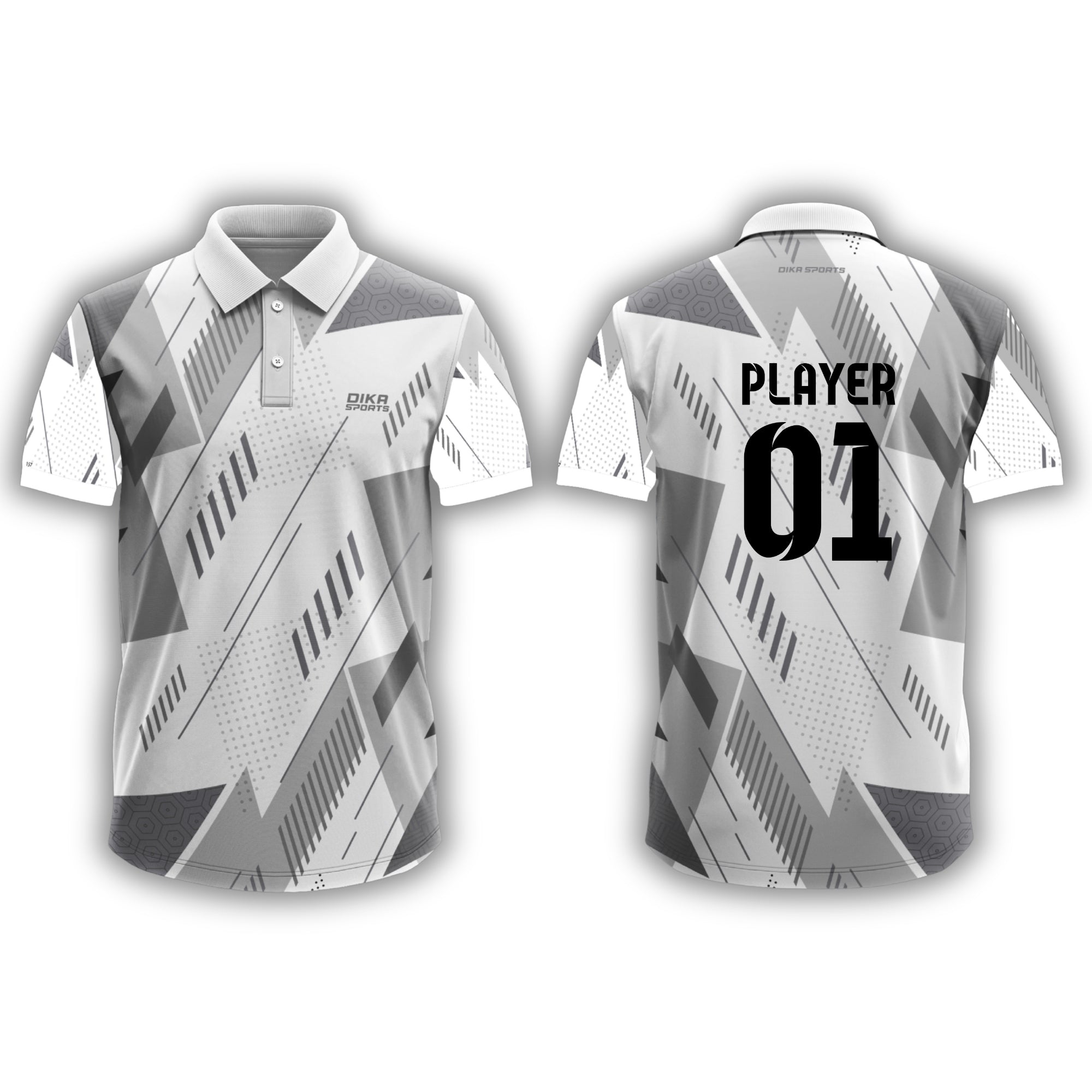 Dika Sports digital printed cricket jersey Women's cricket jersey football jersey for men