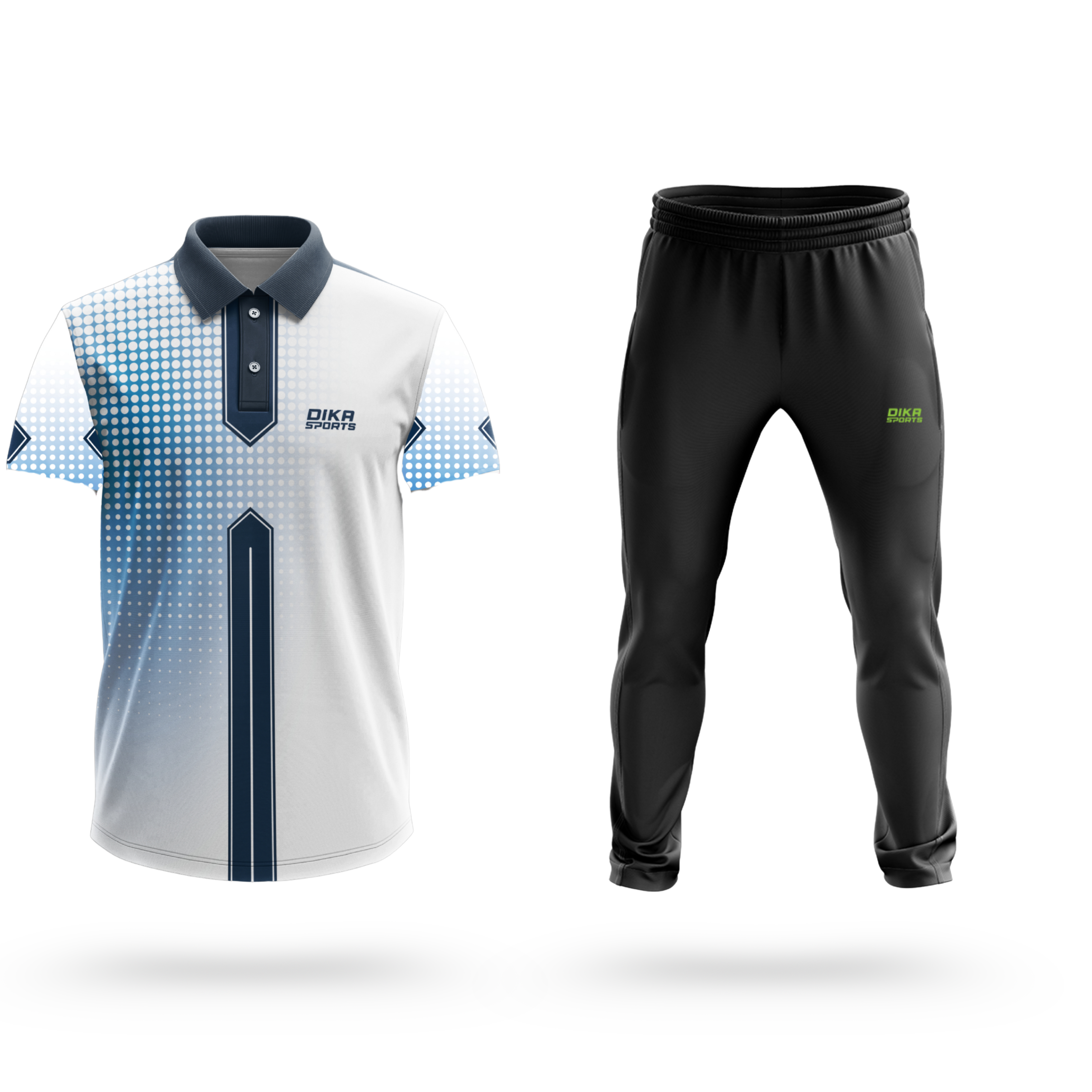 Dika Sports Custom name and logo jersey Cricket t-shirt breathable men sports tshirt xxxl shirts for men men’s lower - Pack of 2