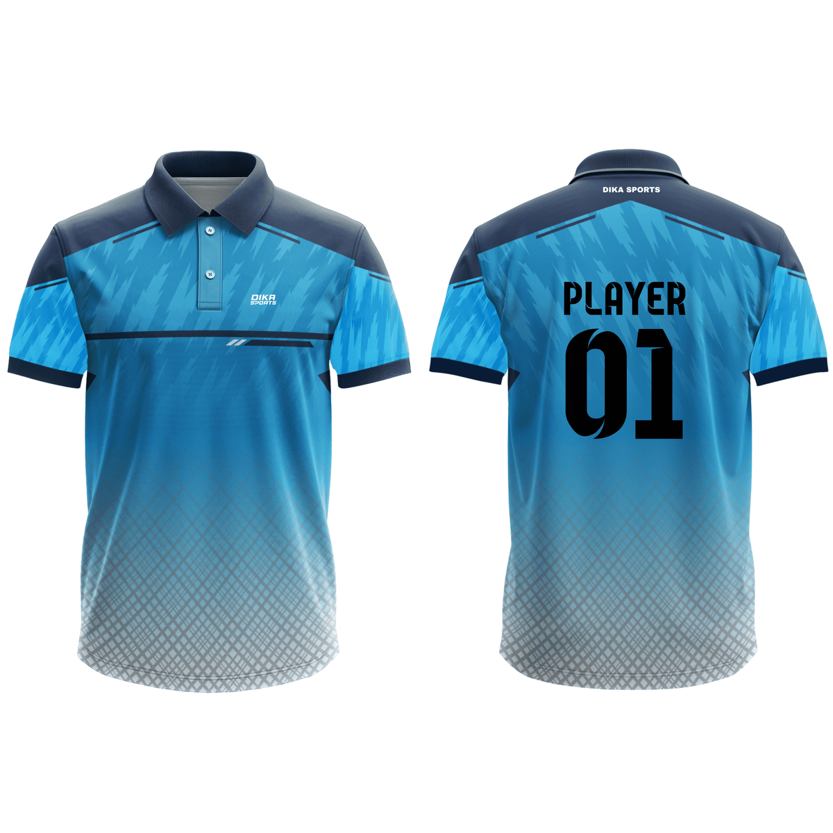 Breathable Custom Quick Dry Cricket Jersey for Men & Women for Practice and Match Day