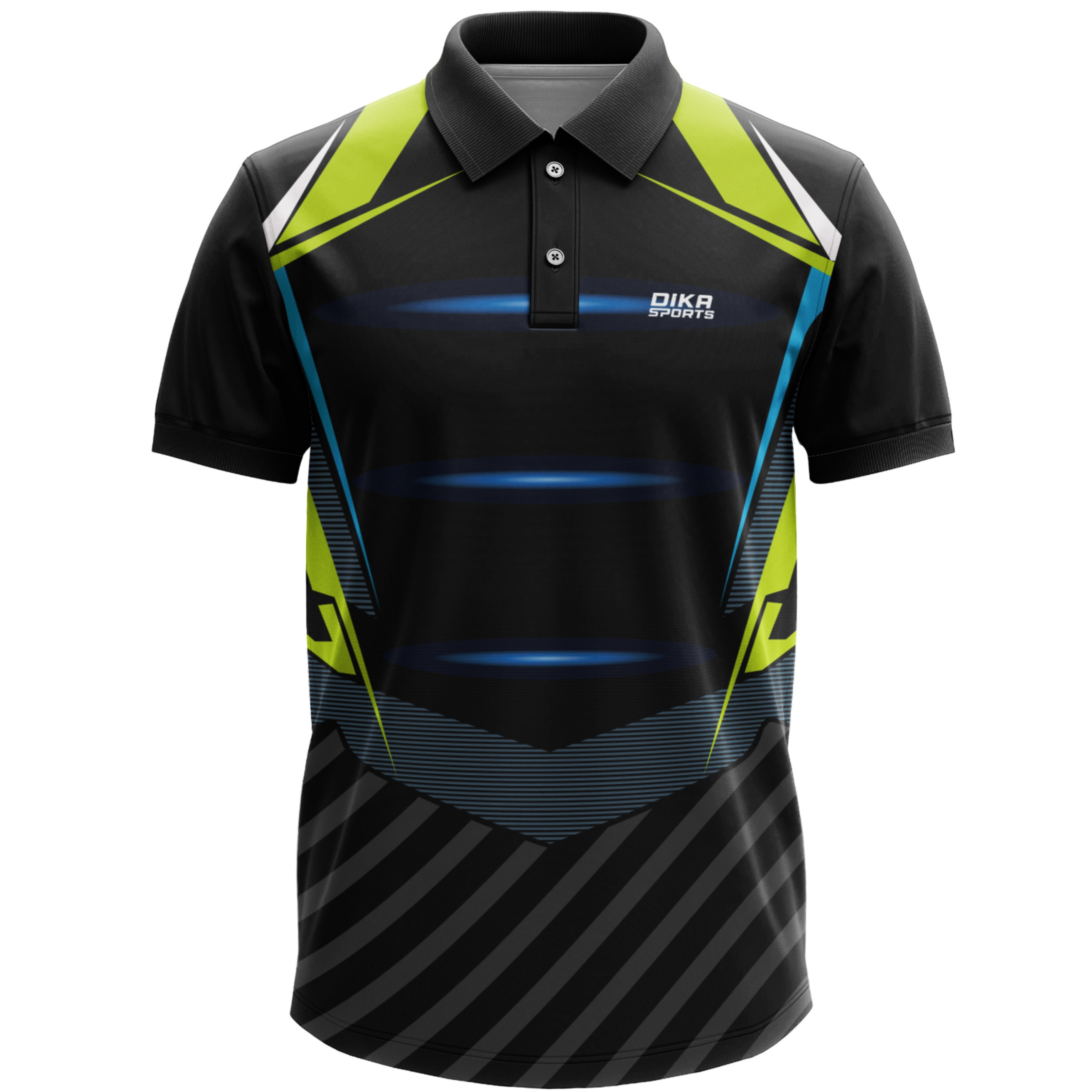 Custom Name Number Team Jersey Black Neon