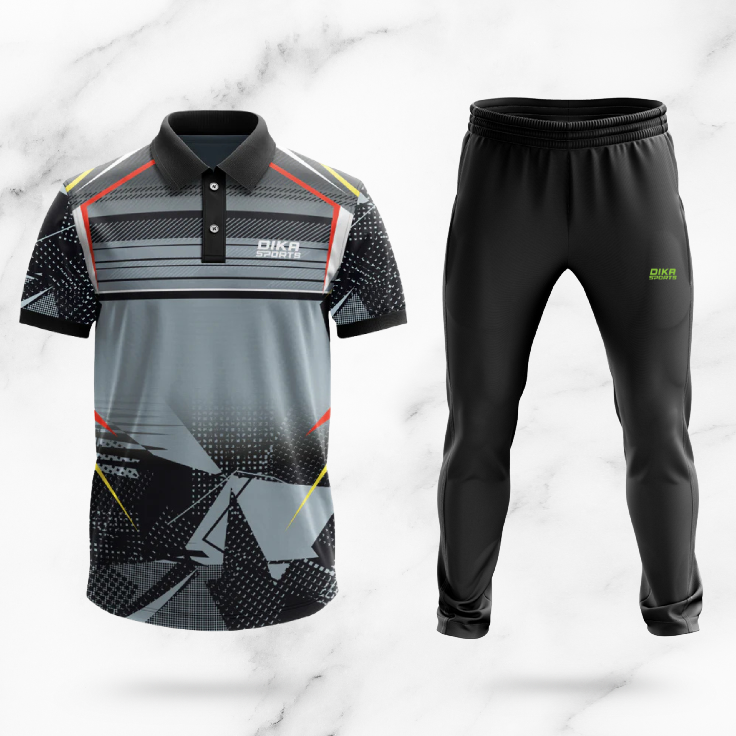 Combo Cricket jersey+track - dryfit tshirt for men - pack of 2