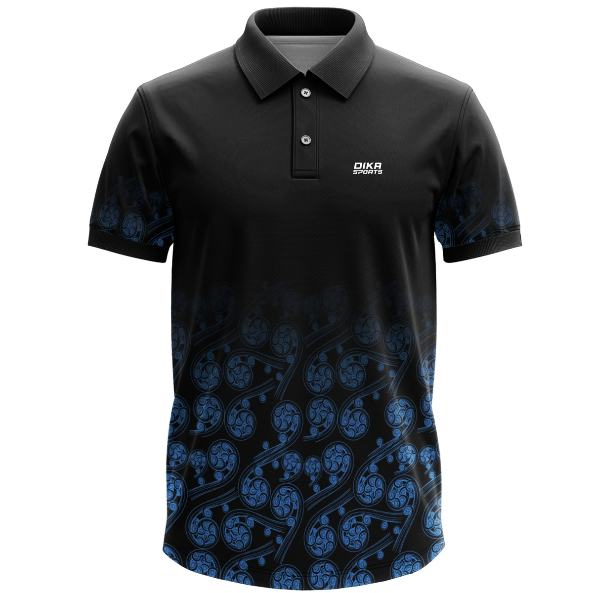 Dika Sports Cricket Jersey for Men | Custom Printed Cricket Jersey with Name | Cricket Jersey with Collar | Lightweight Sports T-Shirt