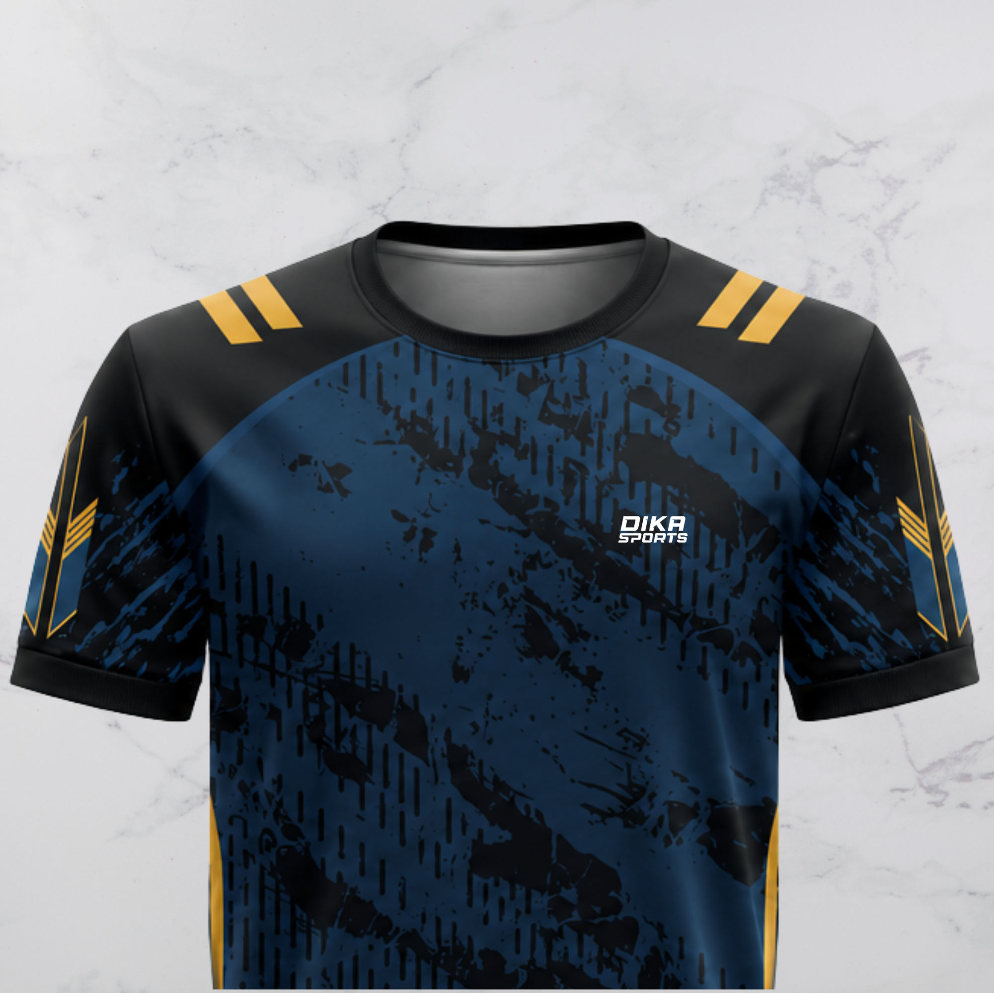 DIKA SPORTS Round Neck Cricket Jersey for Men | Sports Wear for Men | Cricket Jersey | Sport T-Shirt | Breathable Quick Dry Jersey